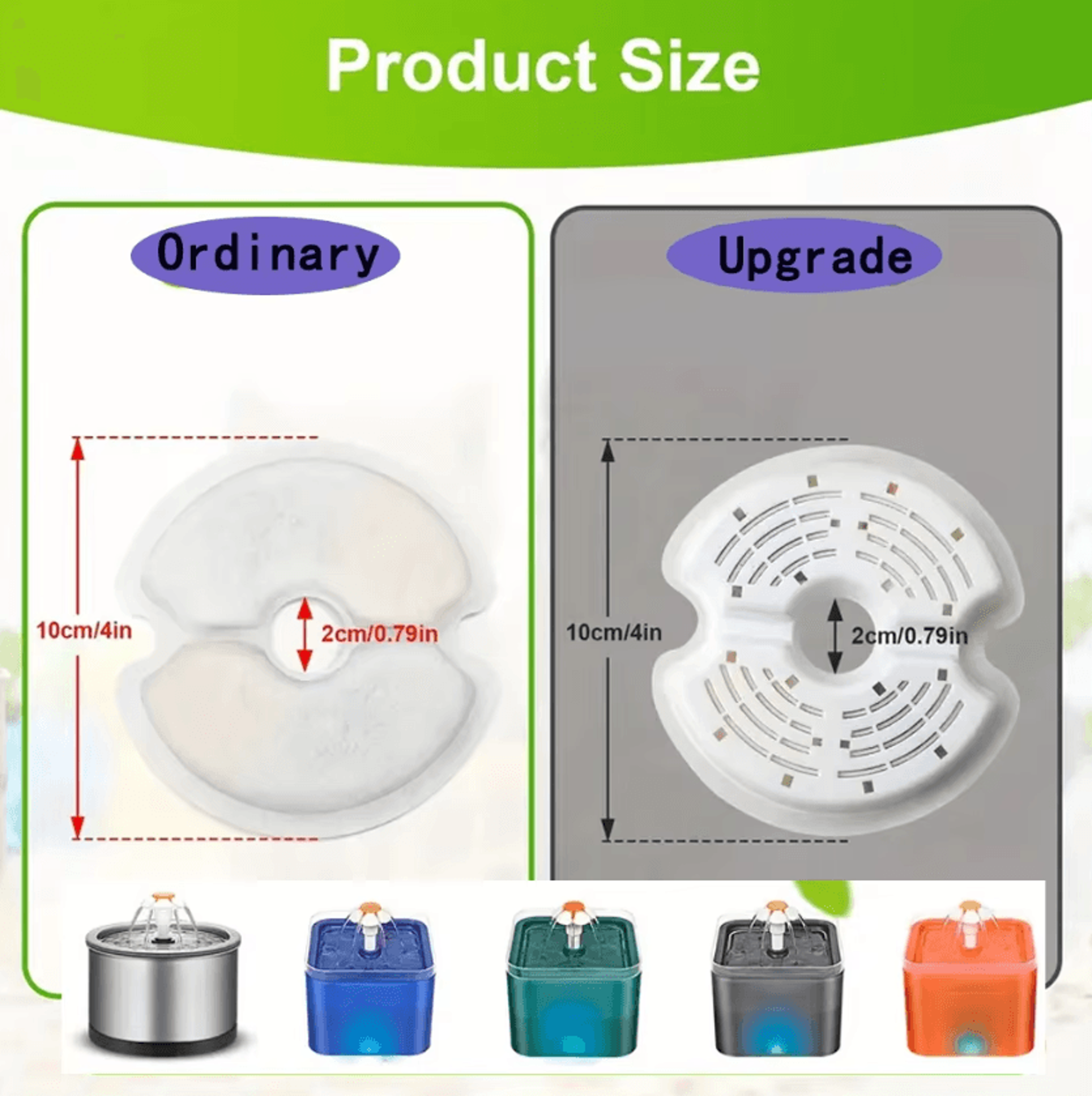 freshflow multi-filtration cat water fountain replacement filters