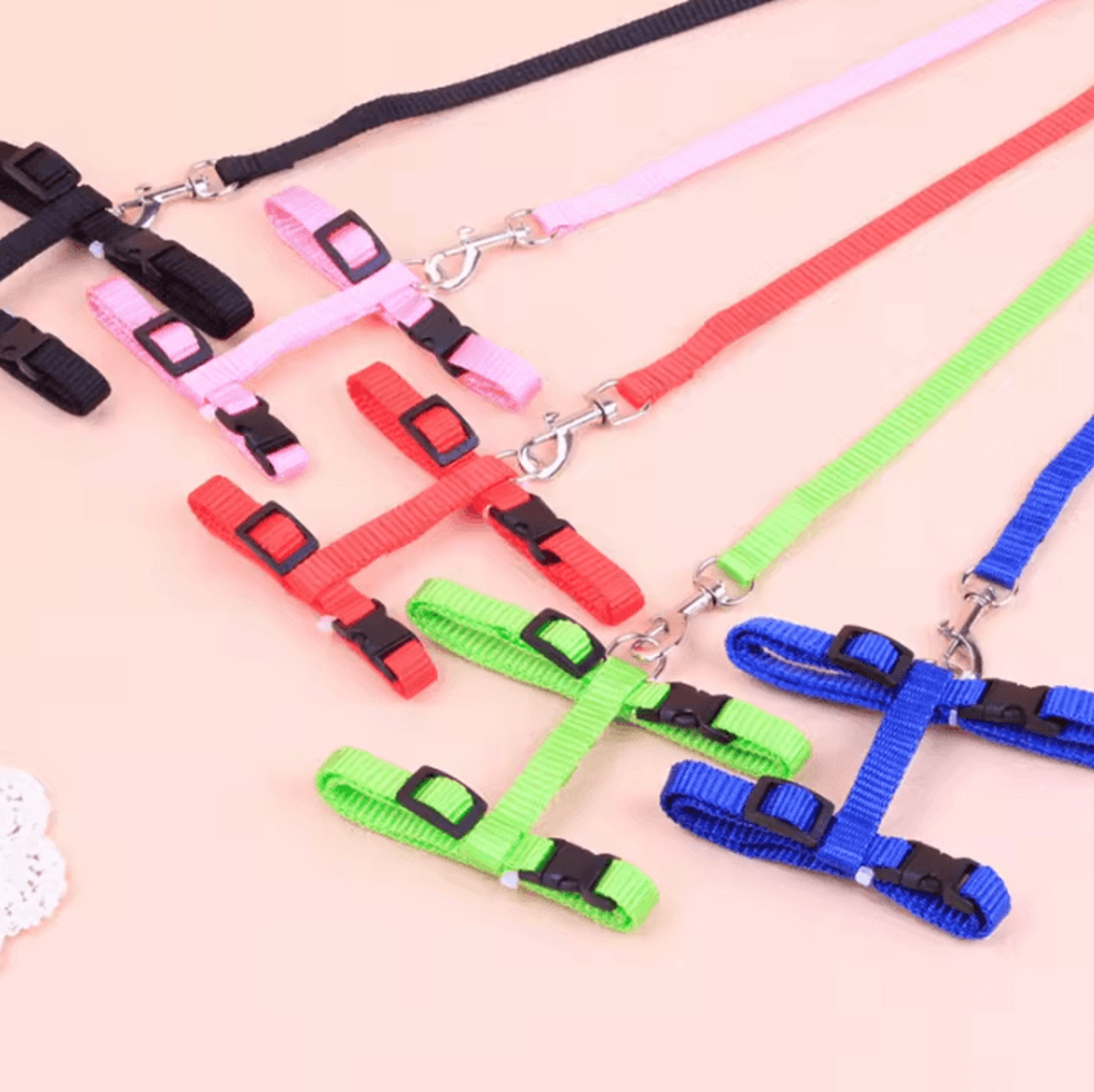 ComfortFit Adjustable Cat Harness And Leash Set 1