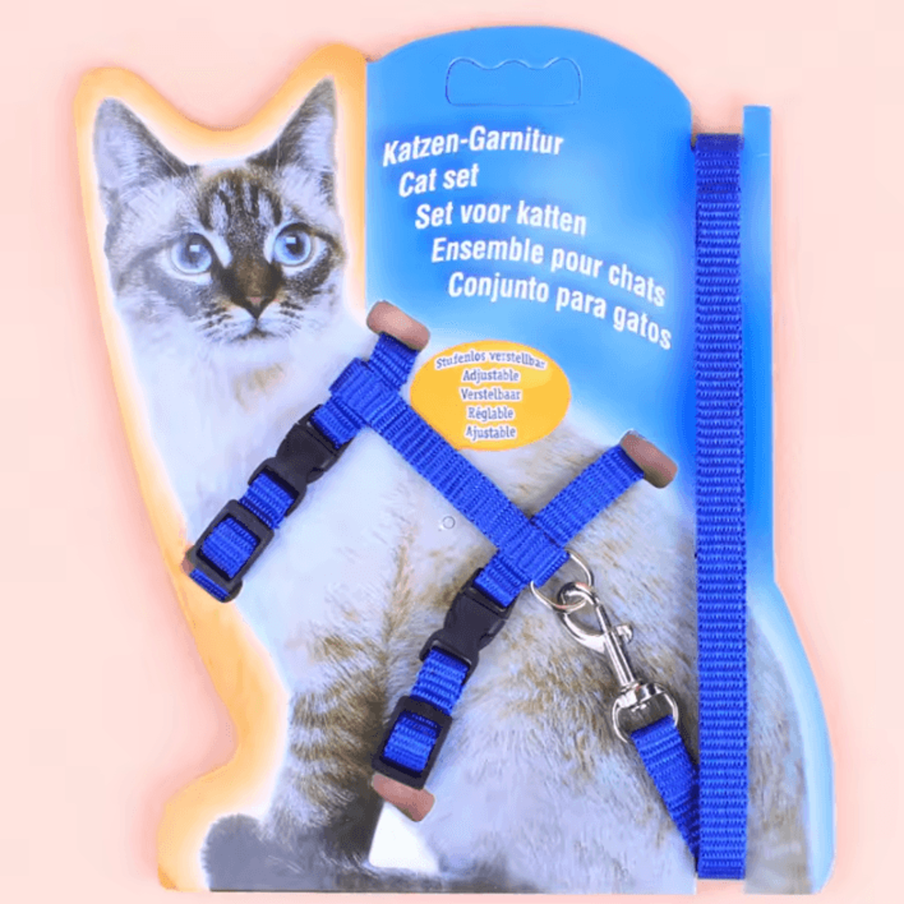 ComfortFit Adjustable Cat Harness And Leash Set 2