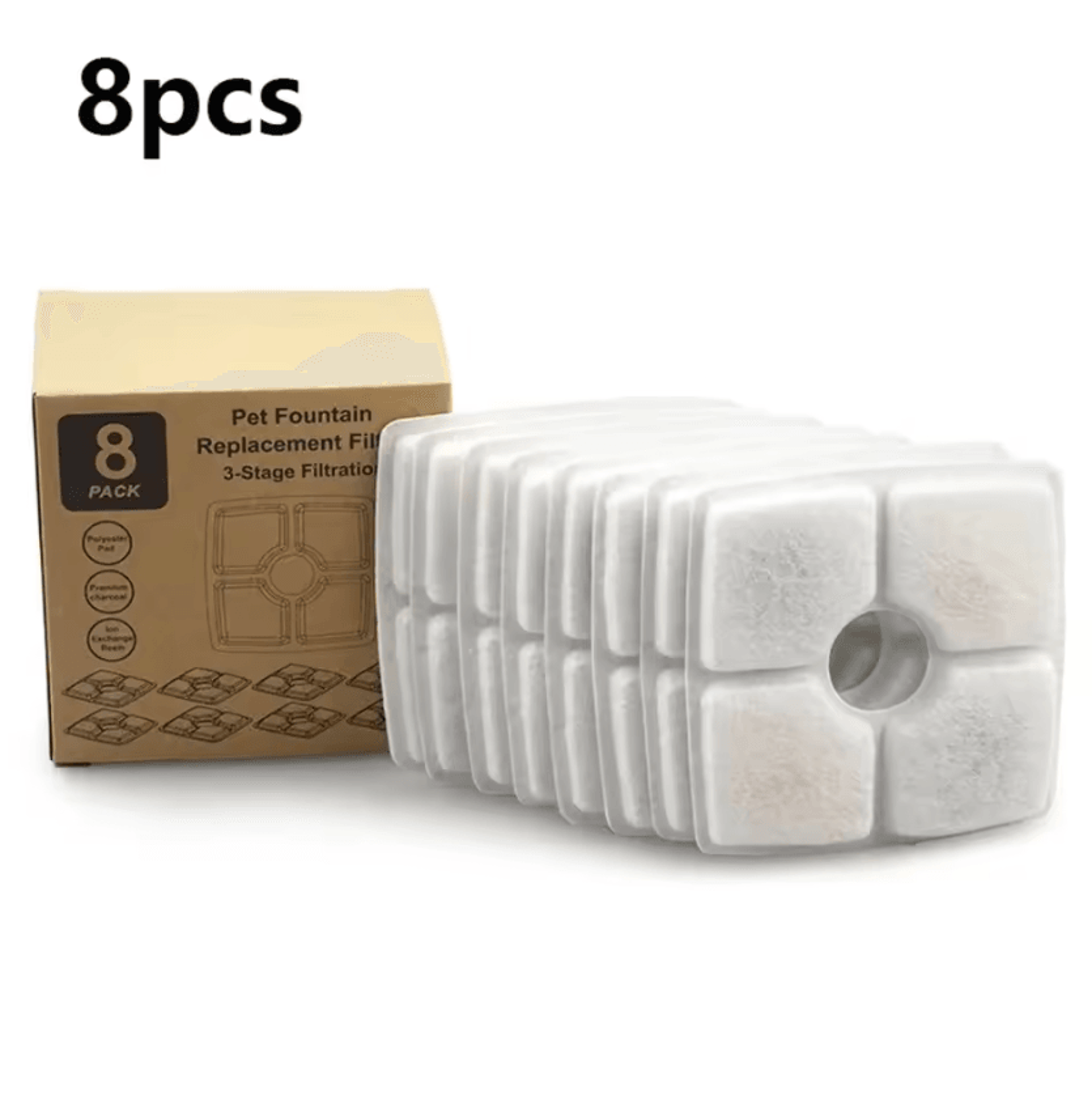 pureflow replacement carbon filters for pet water fountains