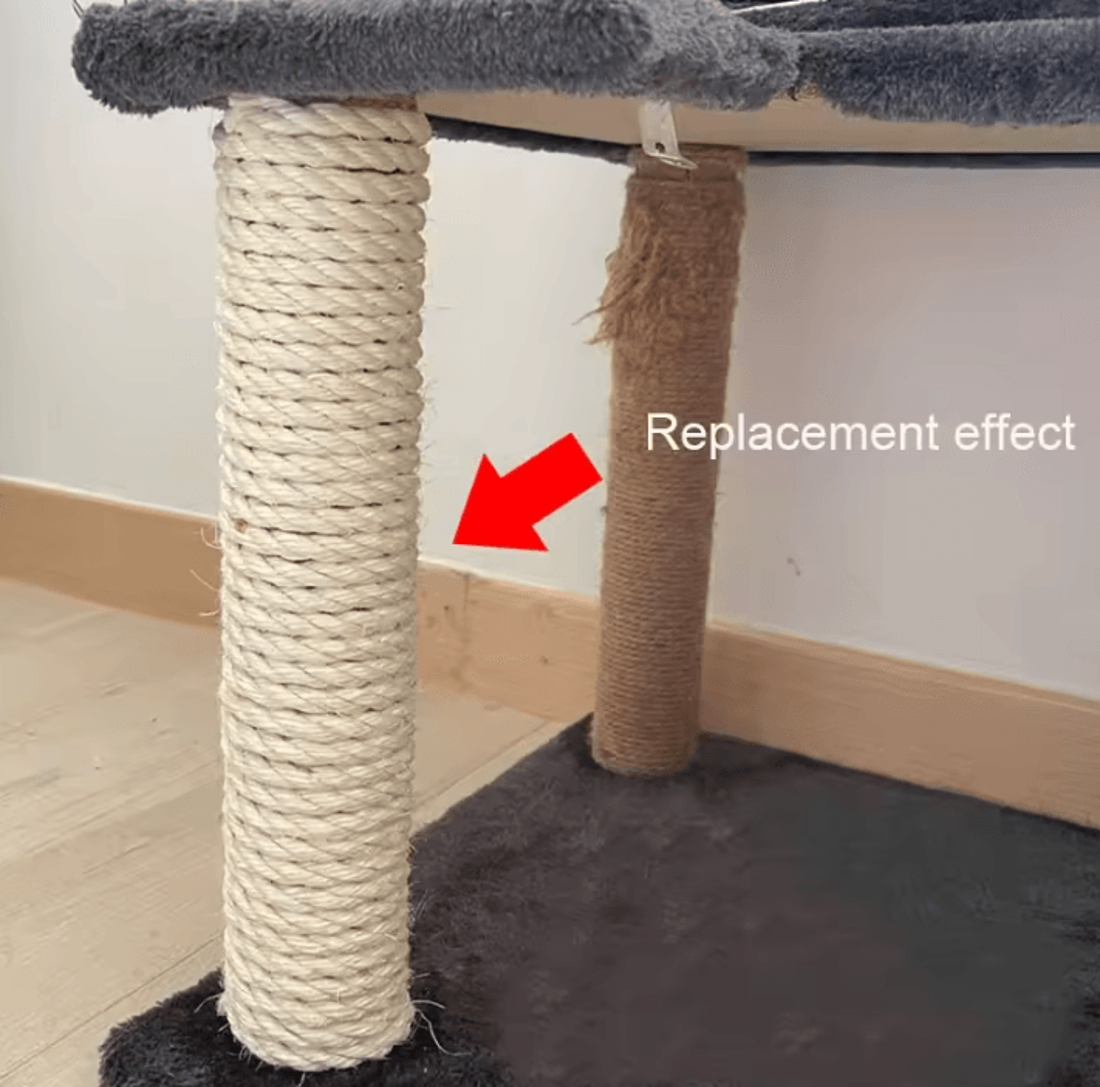 ClawGuard Natural Sisal Rope For Cat Scratching Posts 3