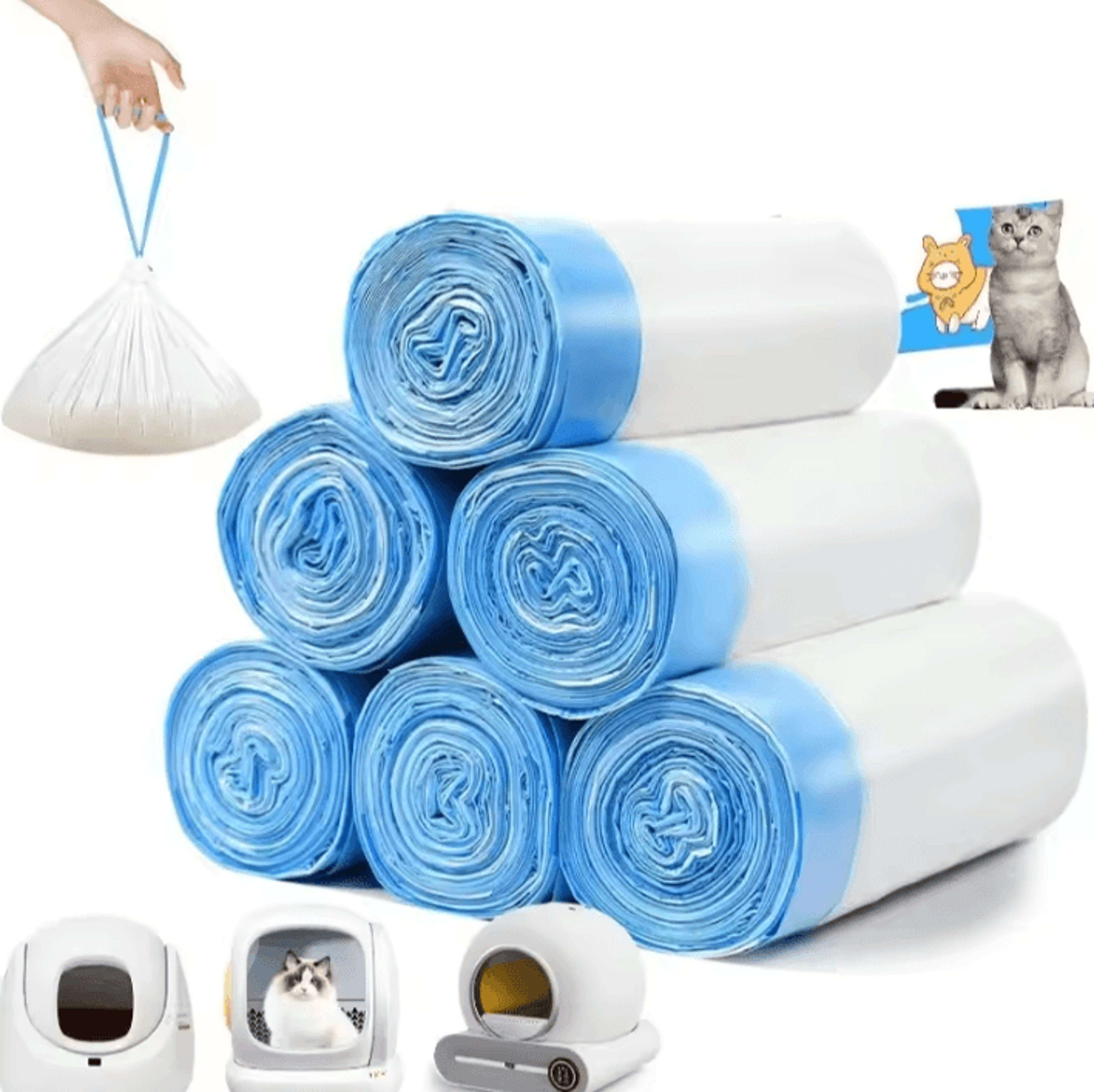 ultrashield extra-thick automatic cat litter box liners