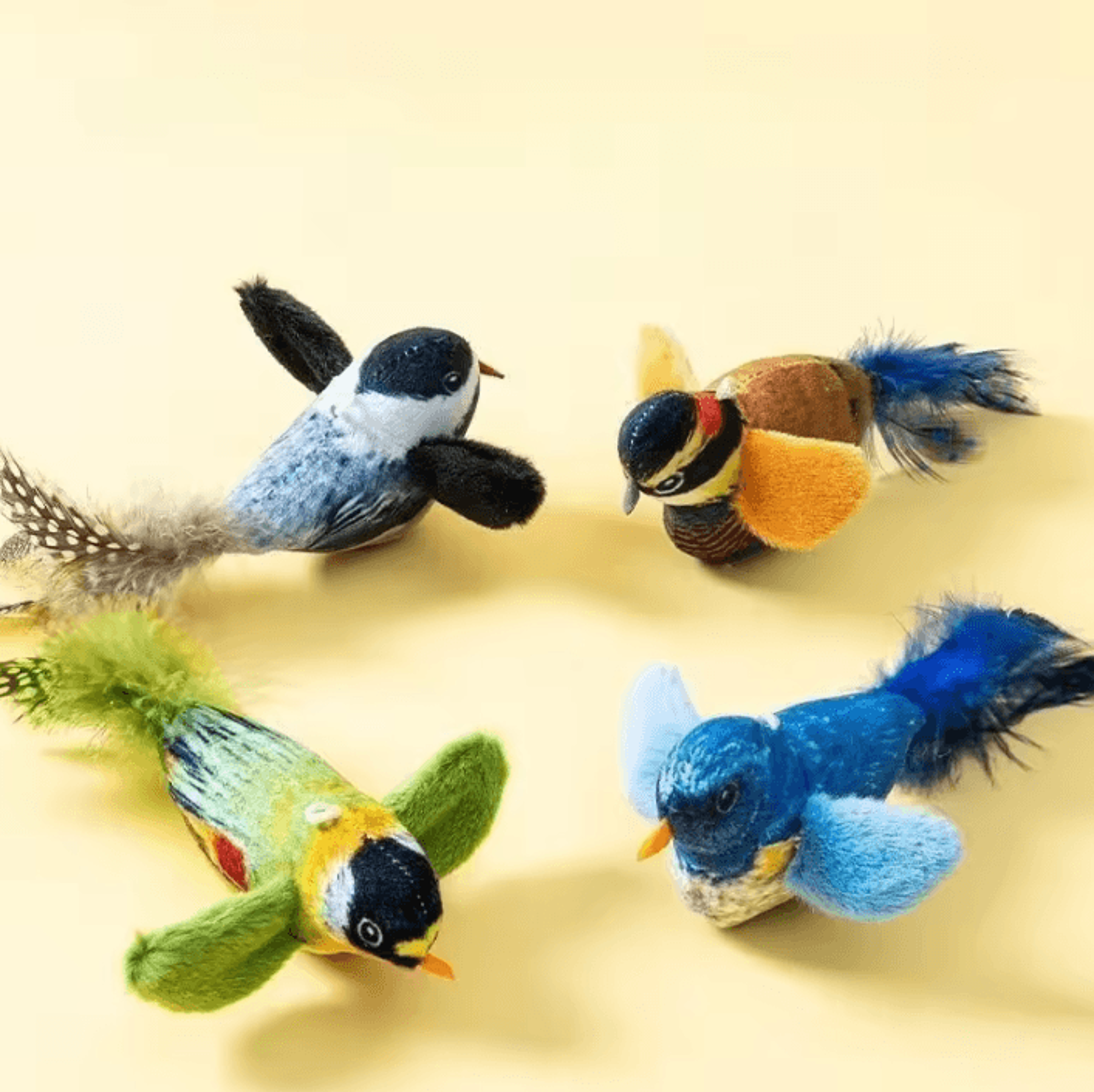 ChirpyPounce Interactive Hanging Bird Cat Toy 2