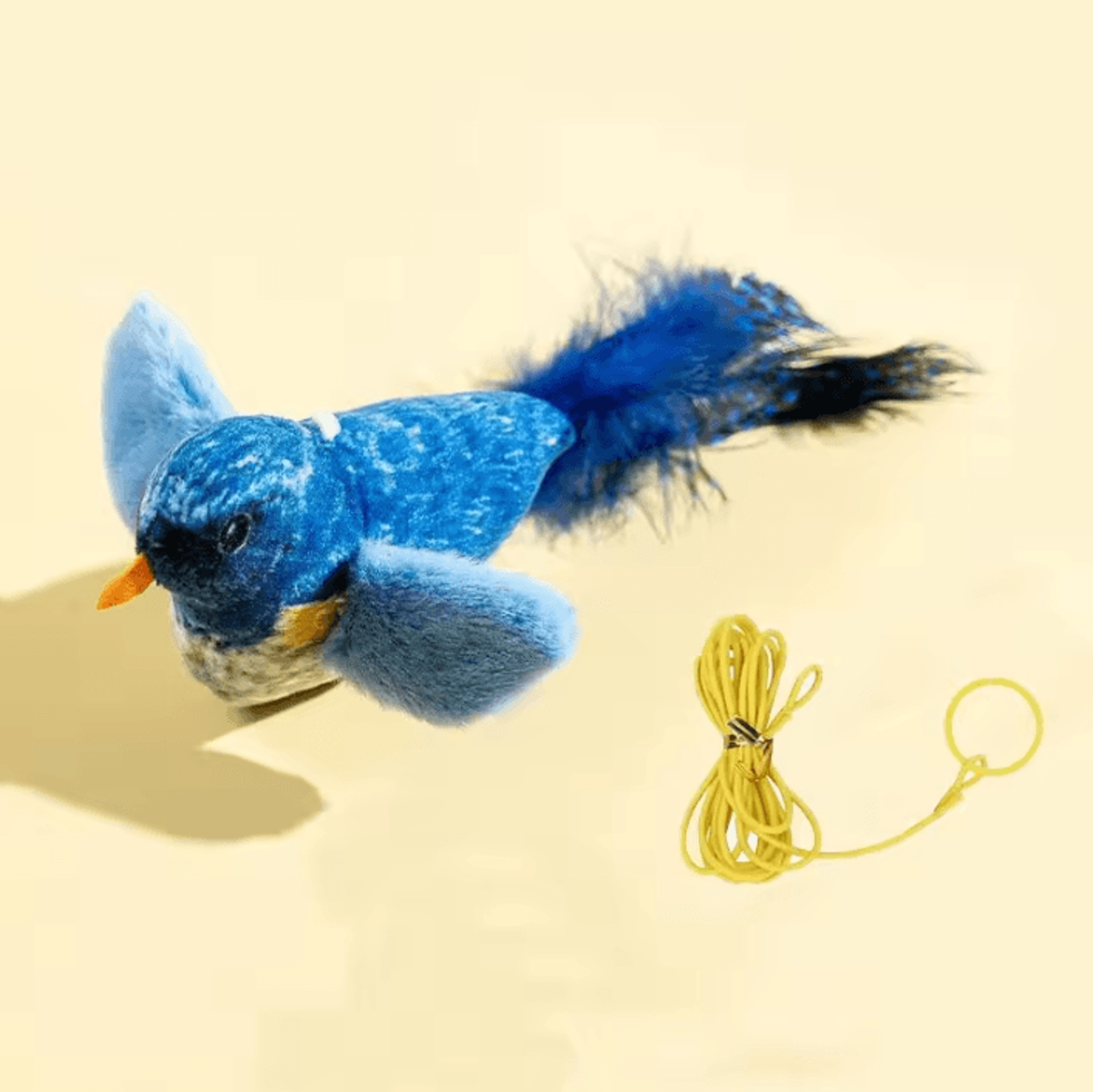 ChirpyBird Interactive Hanging Cat Teaser Toy With Catnip  Feathers 3