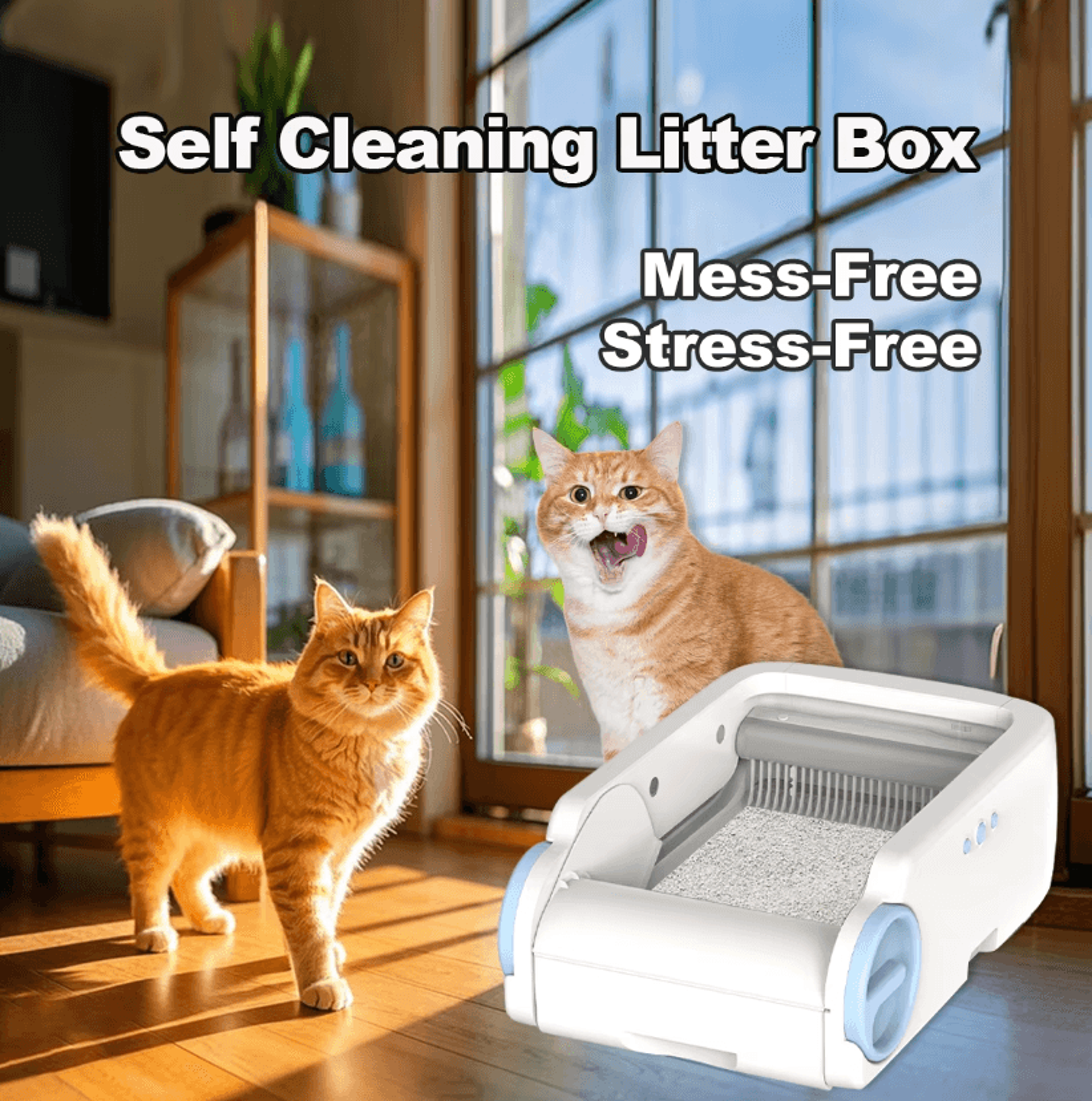 SmartClean Pro Automatic SelfCleaning Cat Litter Box With App Control 1