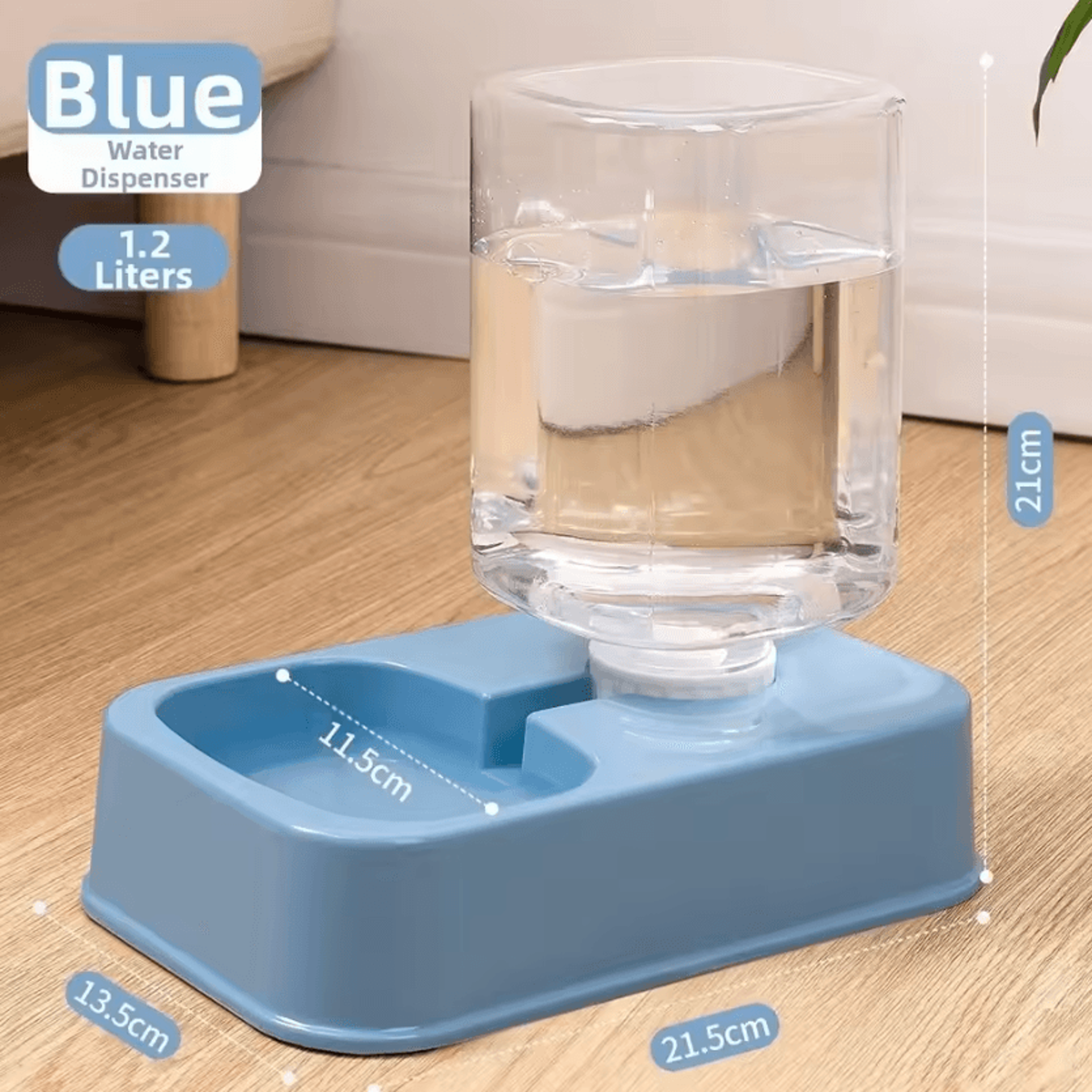 AquaServe Automatic Pet Feeder  Water Dispenser Set For Cats  Small Dogs 3