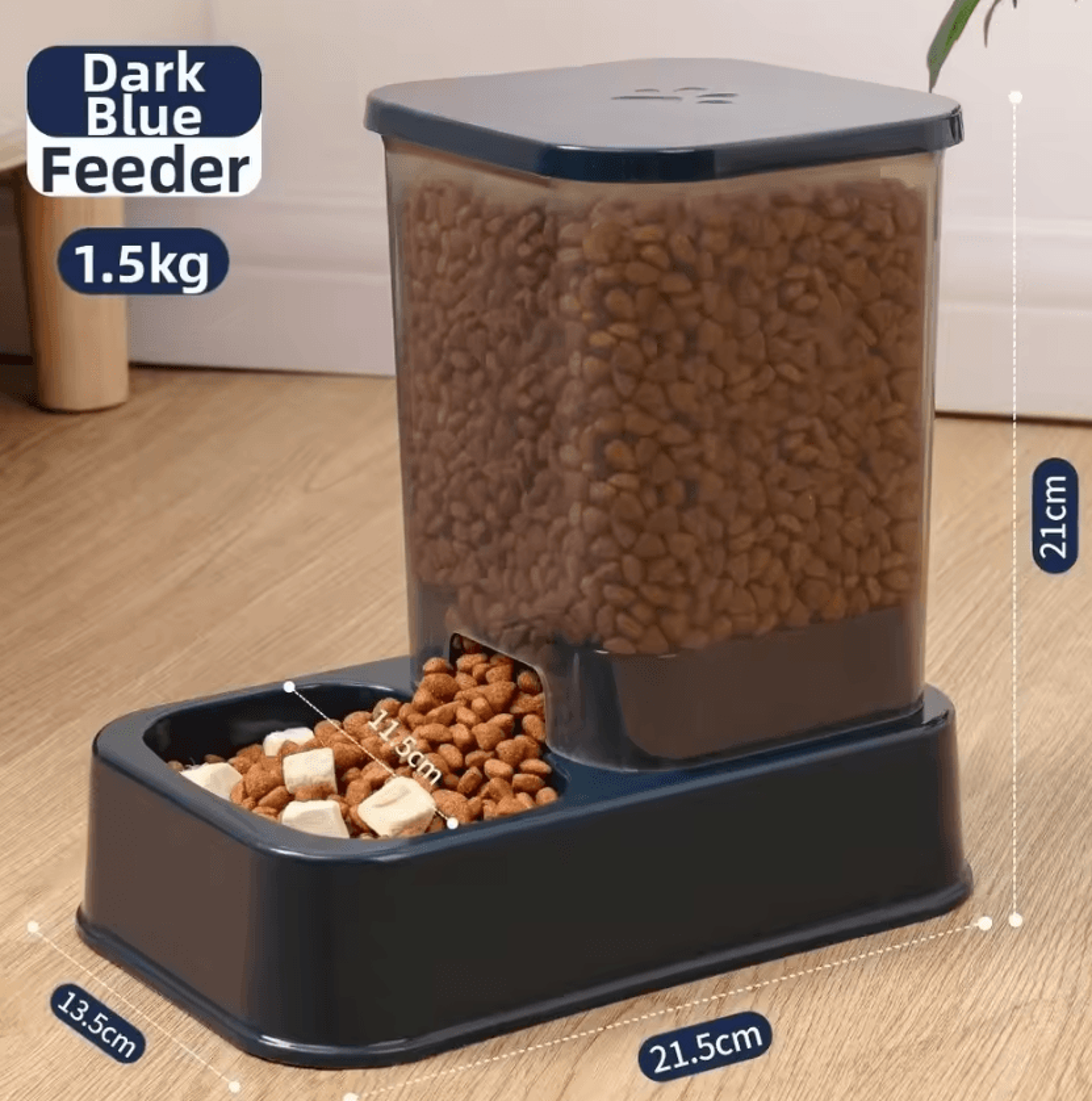 AquaServe Automatic Pet Feeder  Water Dispenser Set For Cats  Small Dogs 4