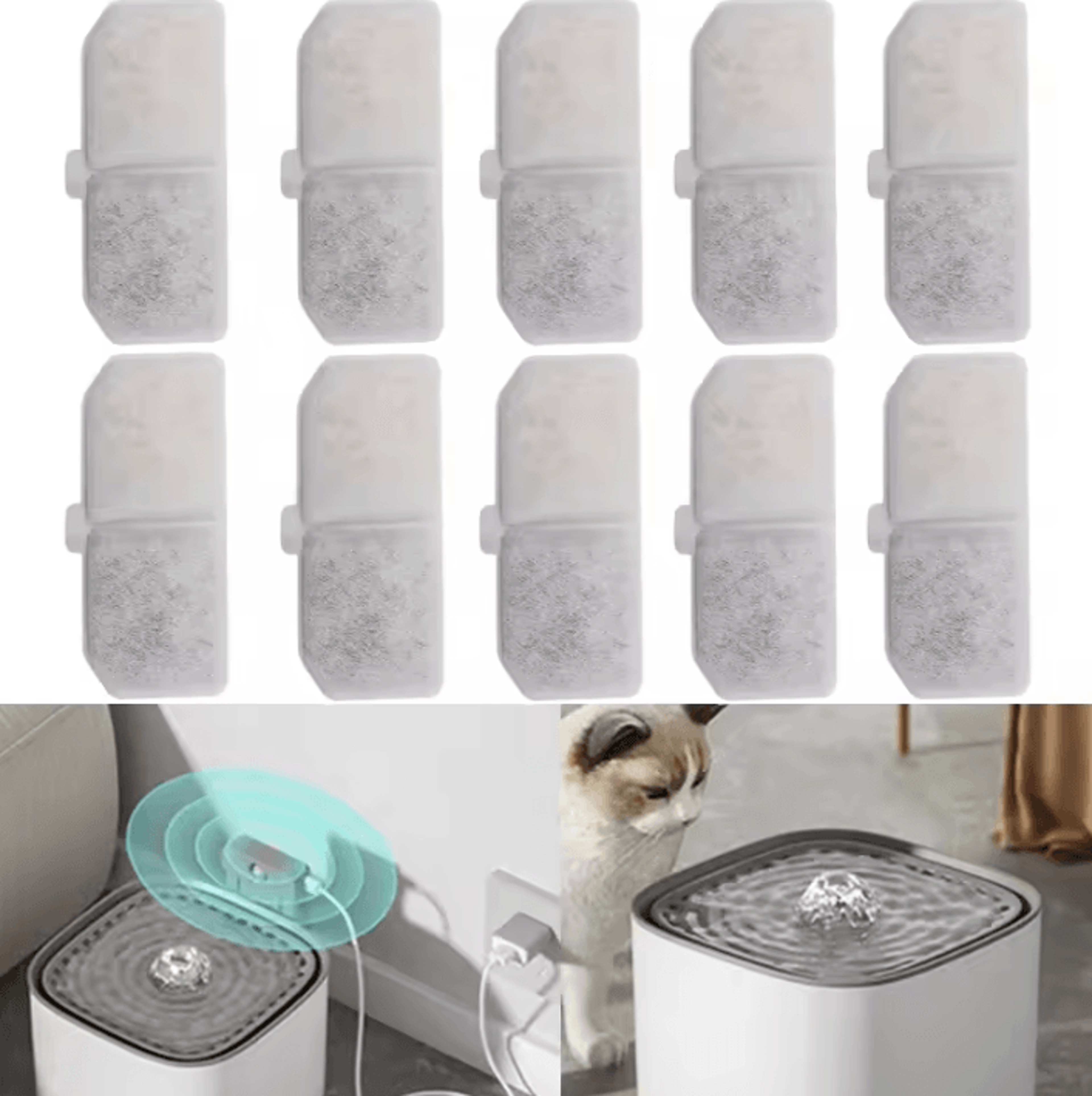 pureflow replacement water fountain filters for cats & dogs