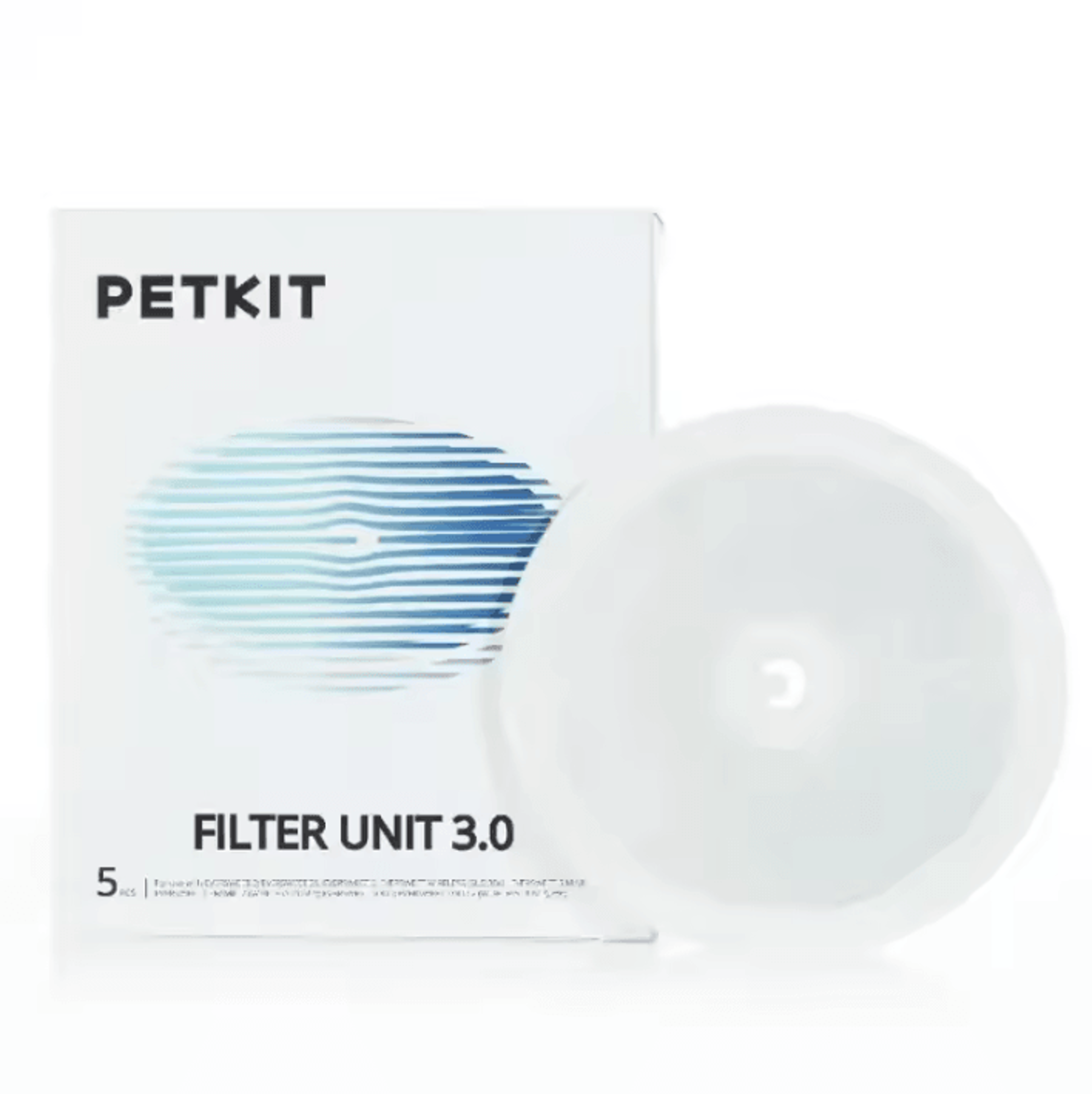 pureflow petkit fountain filter 3.0 – 5-pack replacement water filters for cats & dogs
