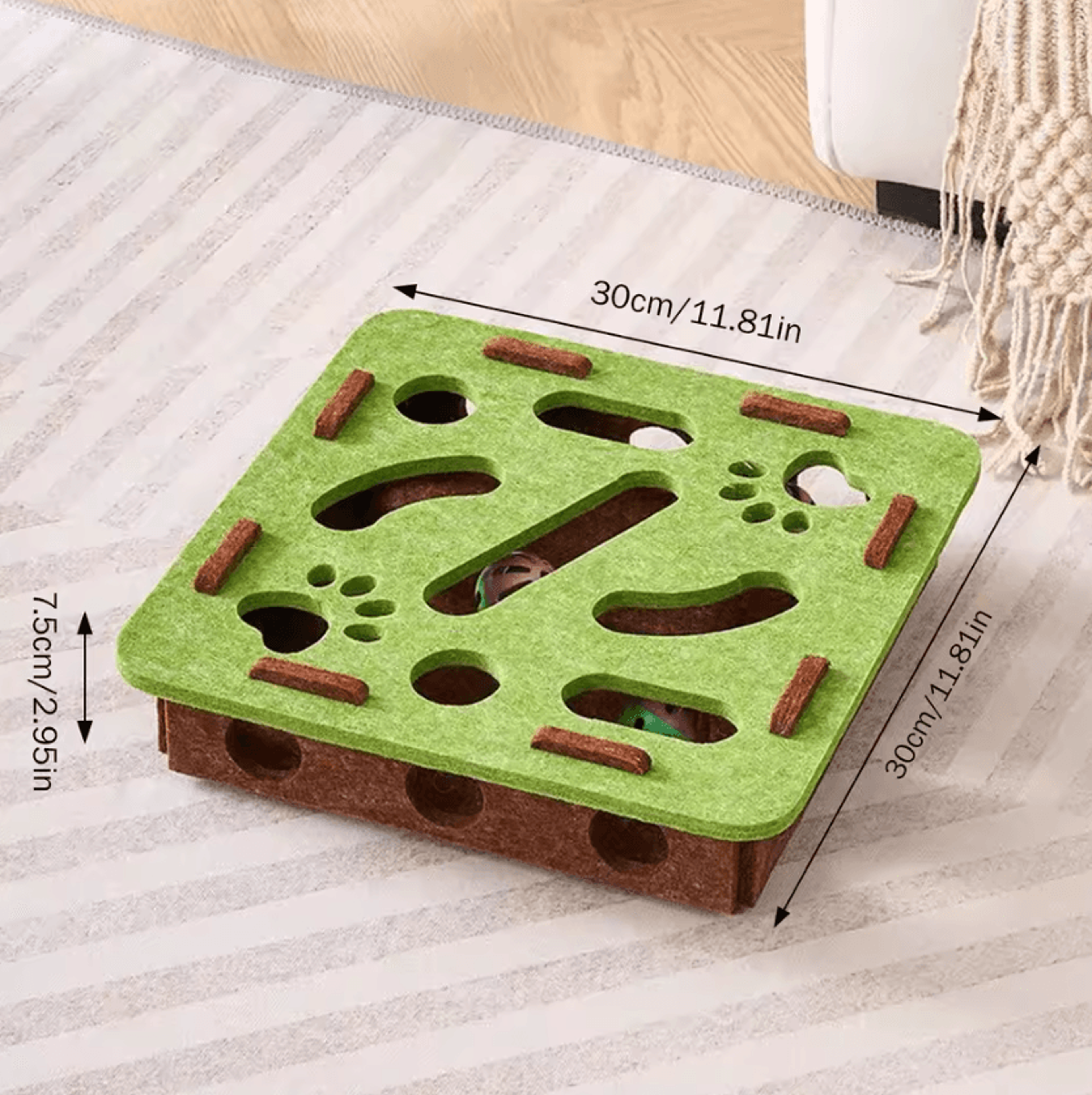 Hide  Seek Felt Puzzle Box  Cat Puzzle Toy For Mental Stimulation  Active Play 3