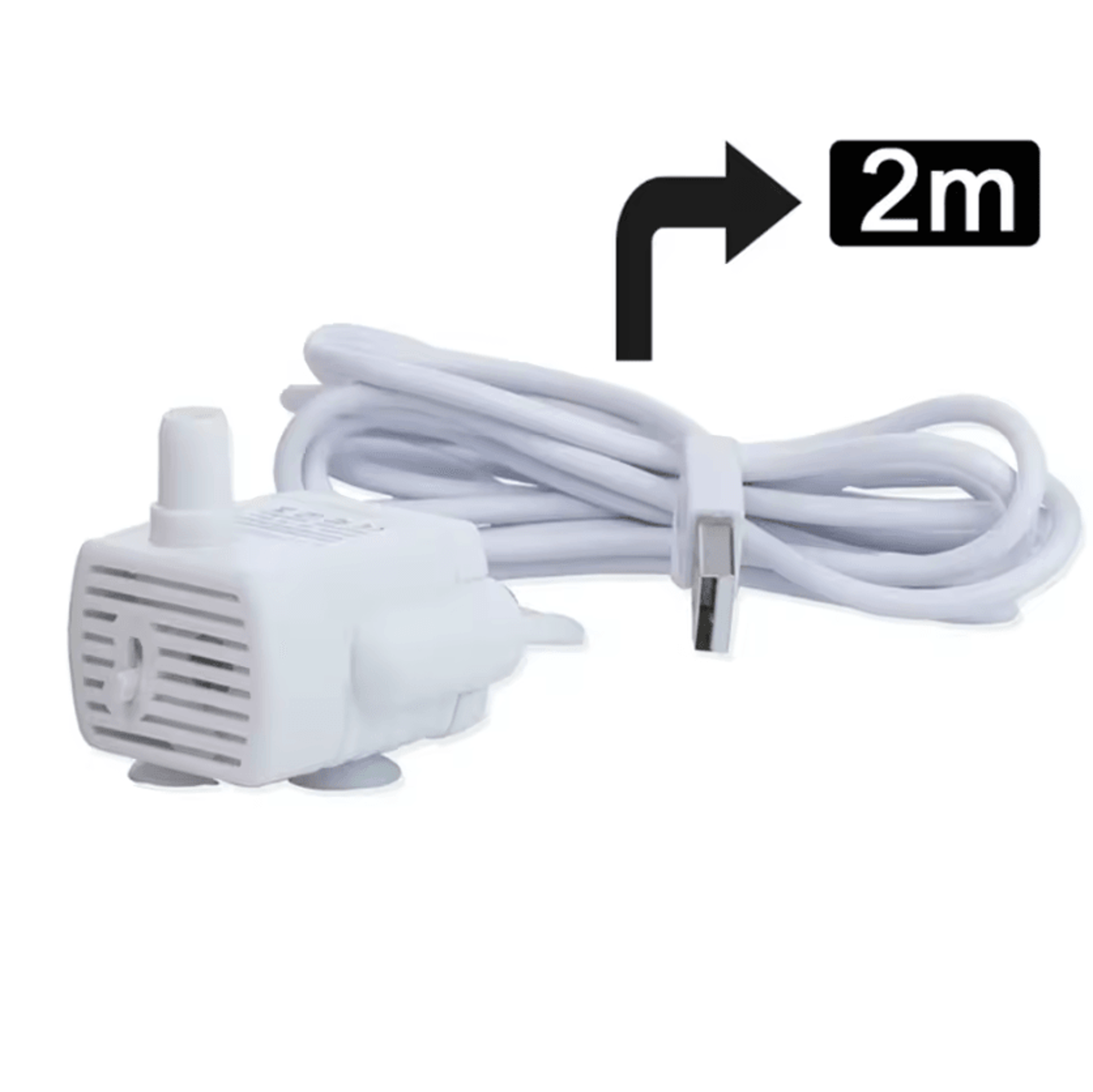 USB Water Fountain Pump Replacement With LED Light 2
