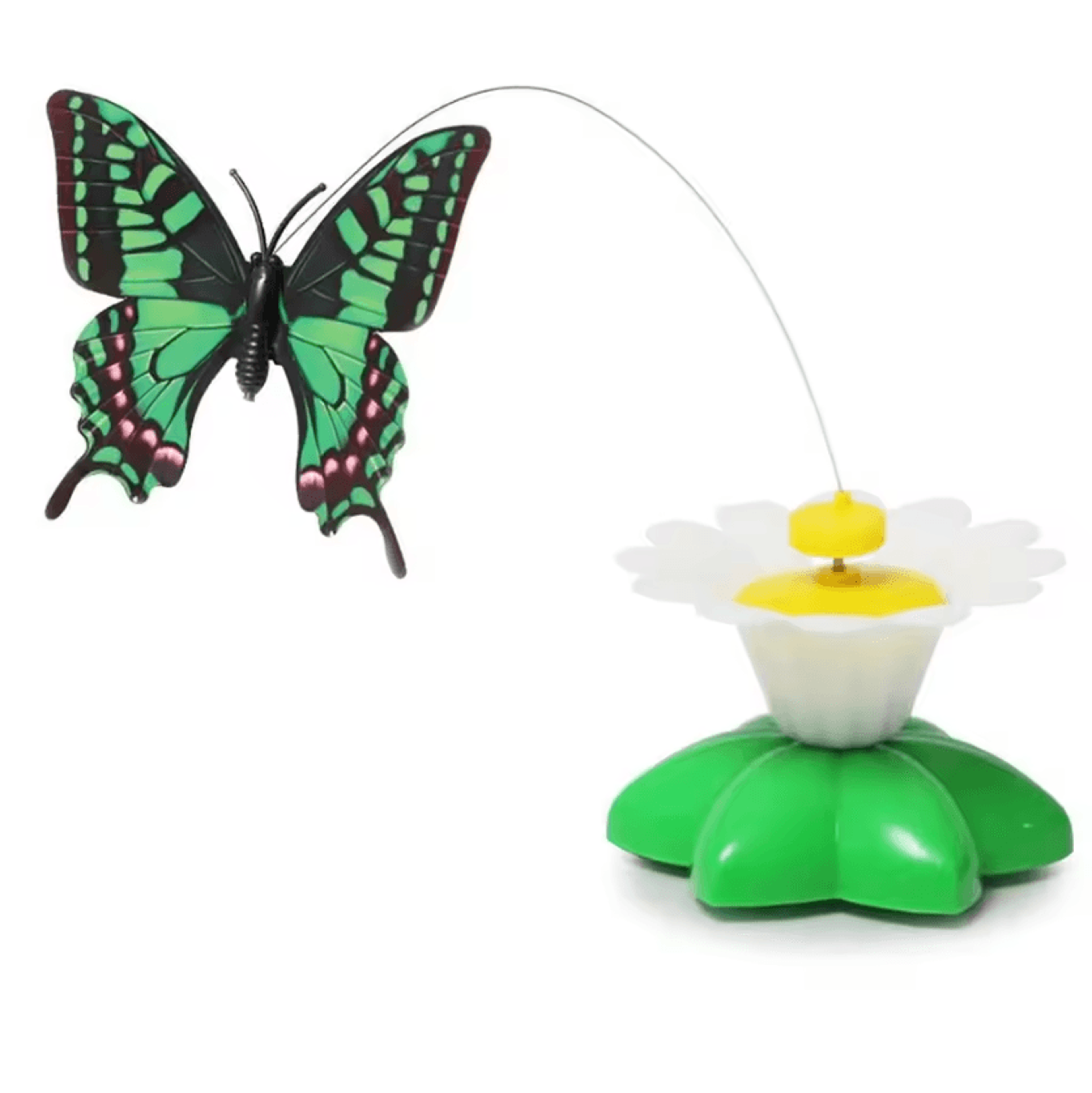 Automatic Rotating Butterfly  Bird Interactive Cat Toy 4