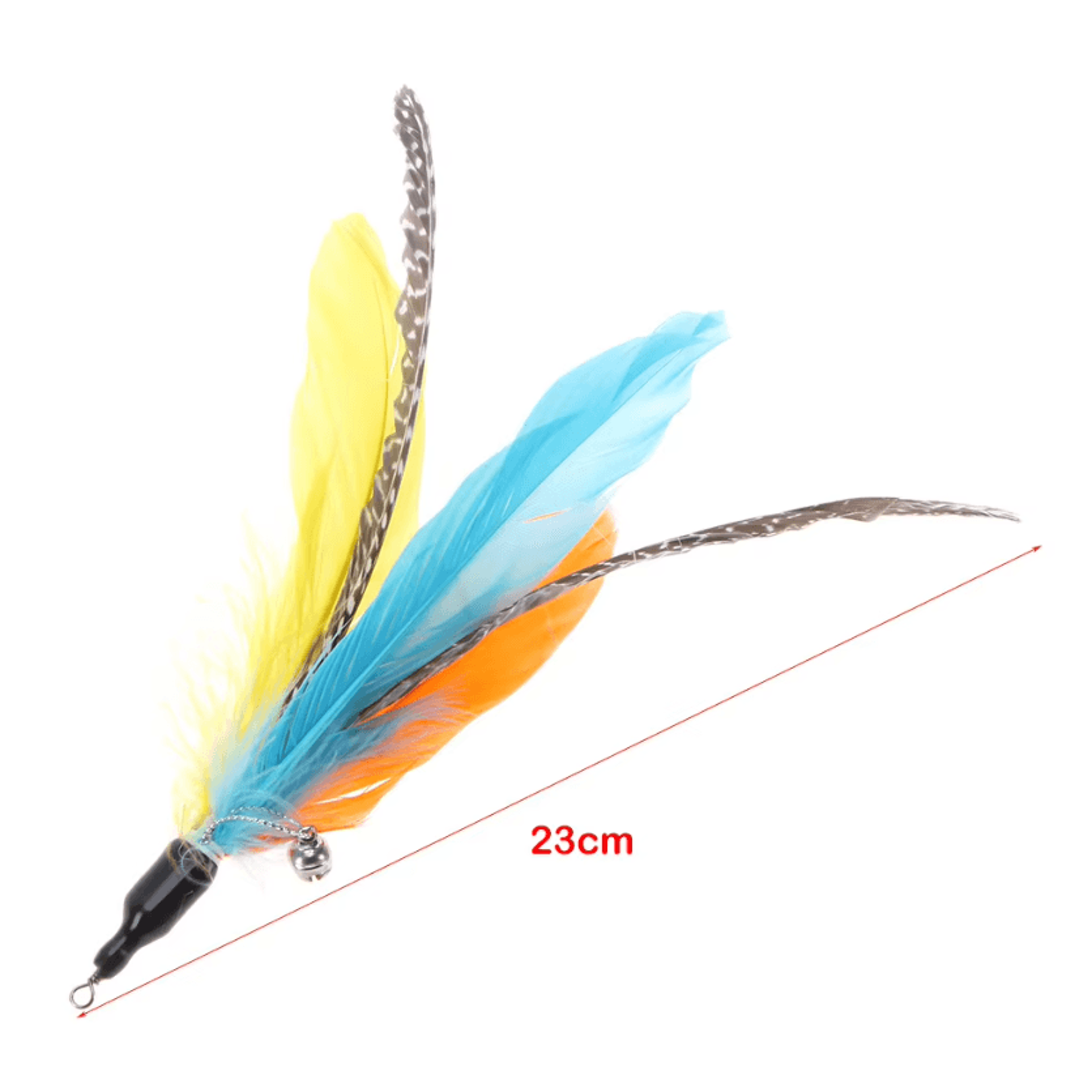 RainbowFeather Interactive Cat Wand Toy Set 4