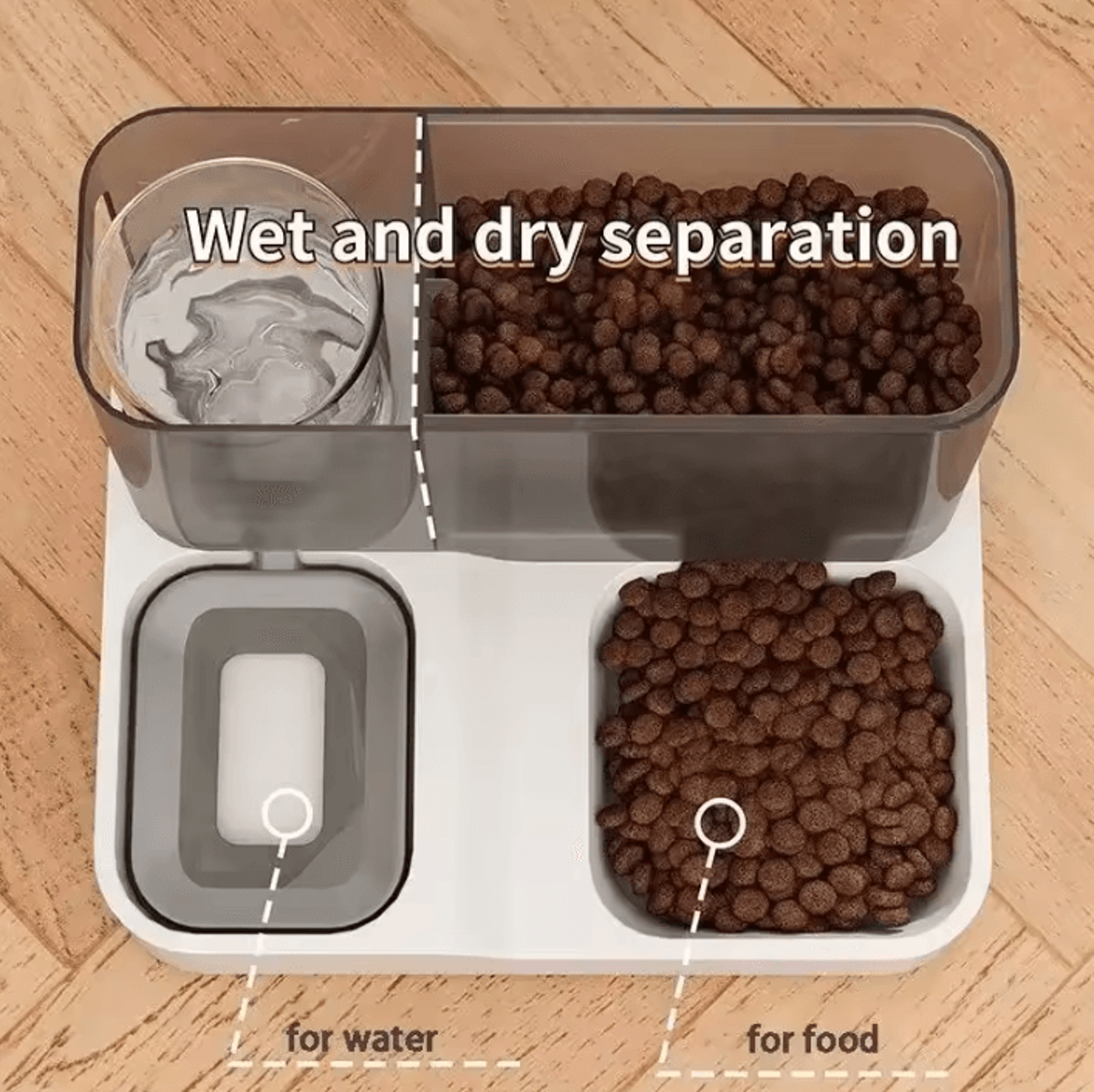 DualFlow 22L Automatic Pet Feeder  Water Dispenser 2