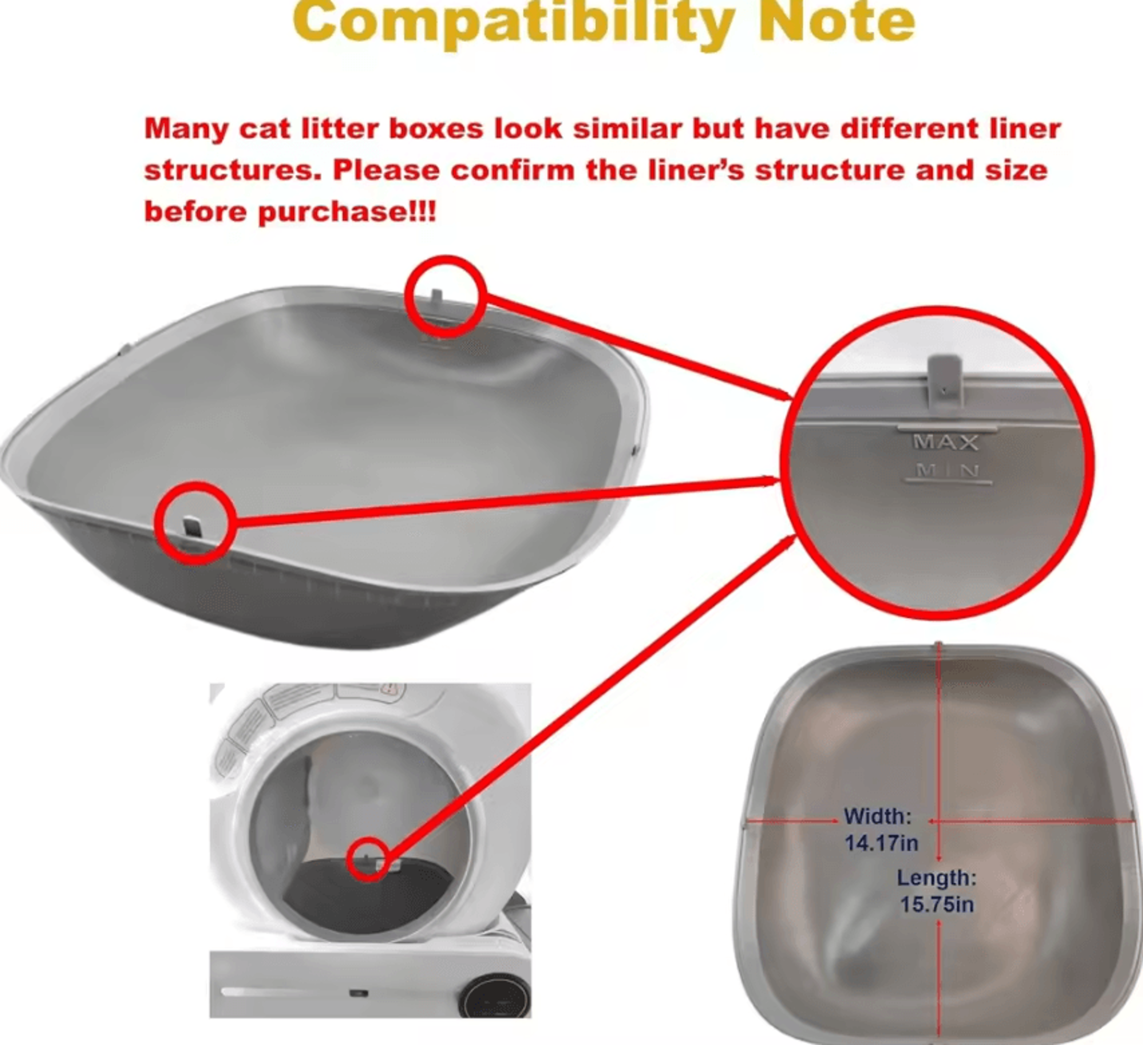 CleanFit Automatic Litter Box Waste Bin Accessory Kit 1