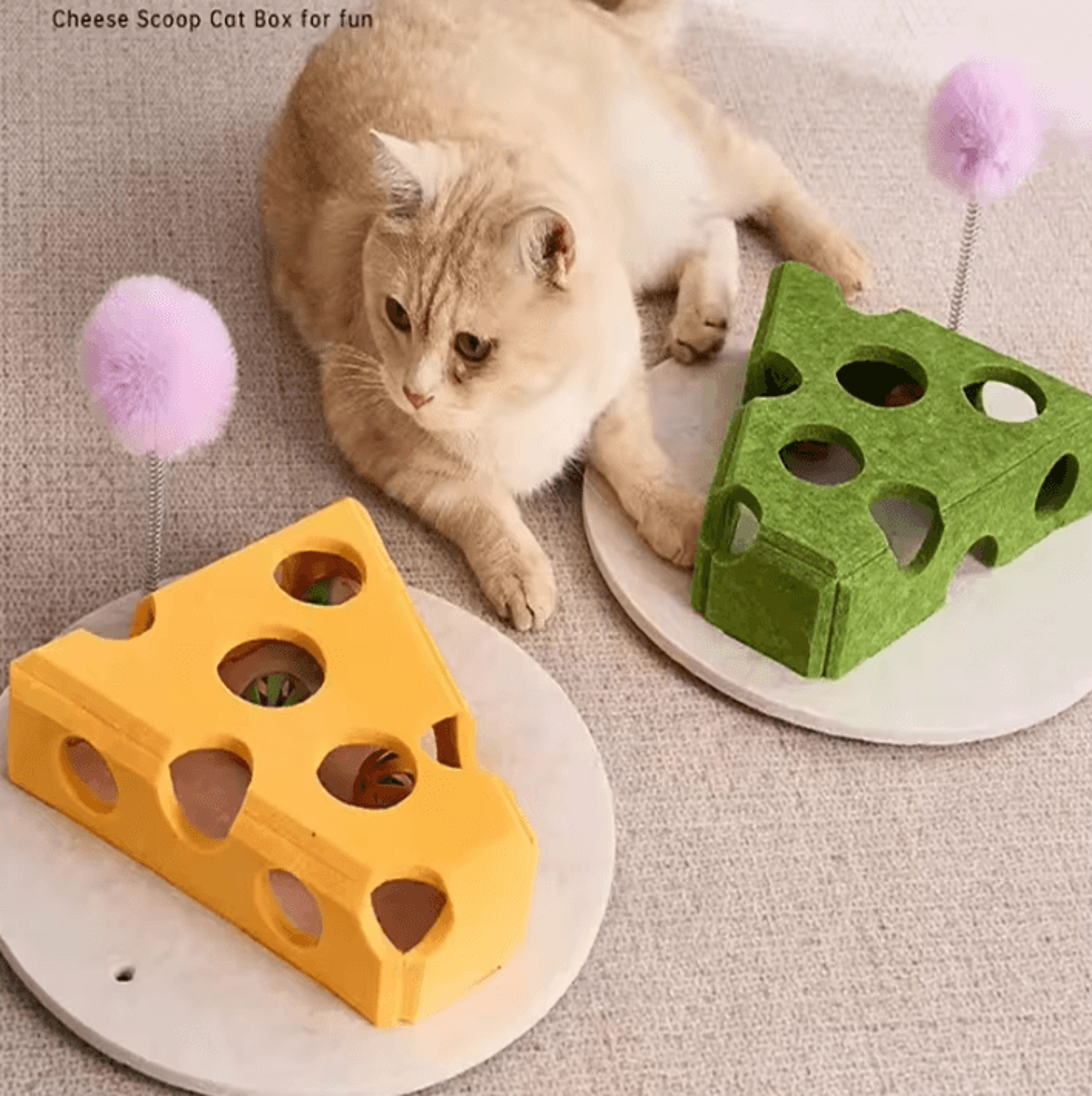 HidePaws Interactive Felt Puzzle Box For Cats 0