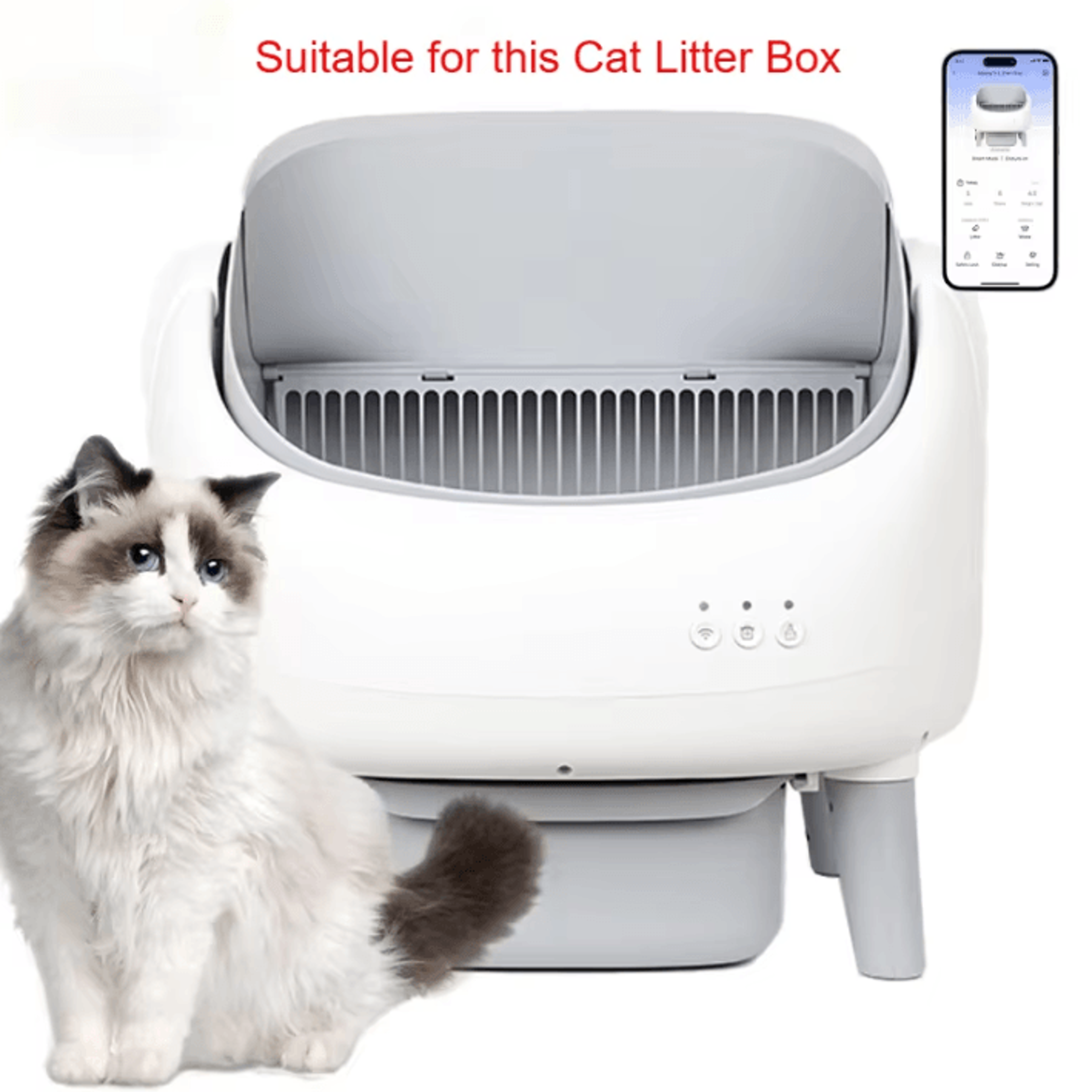 TripleGuard MiniC Cat Litter Box Protection Mat 4