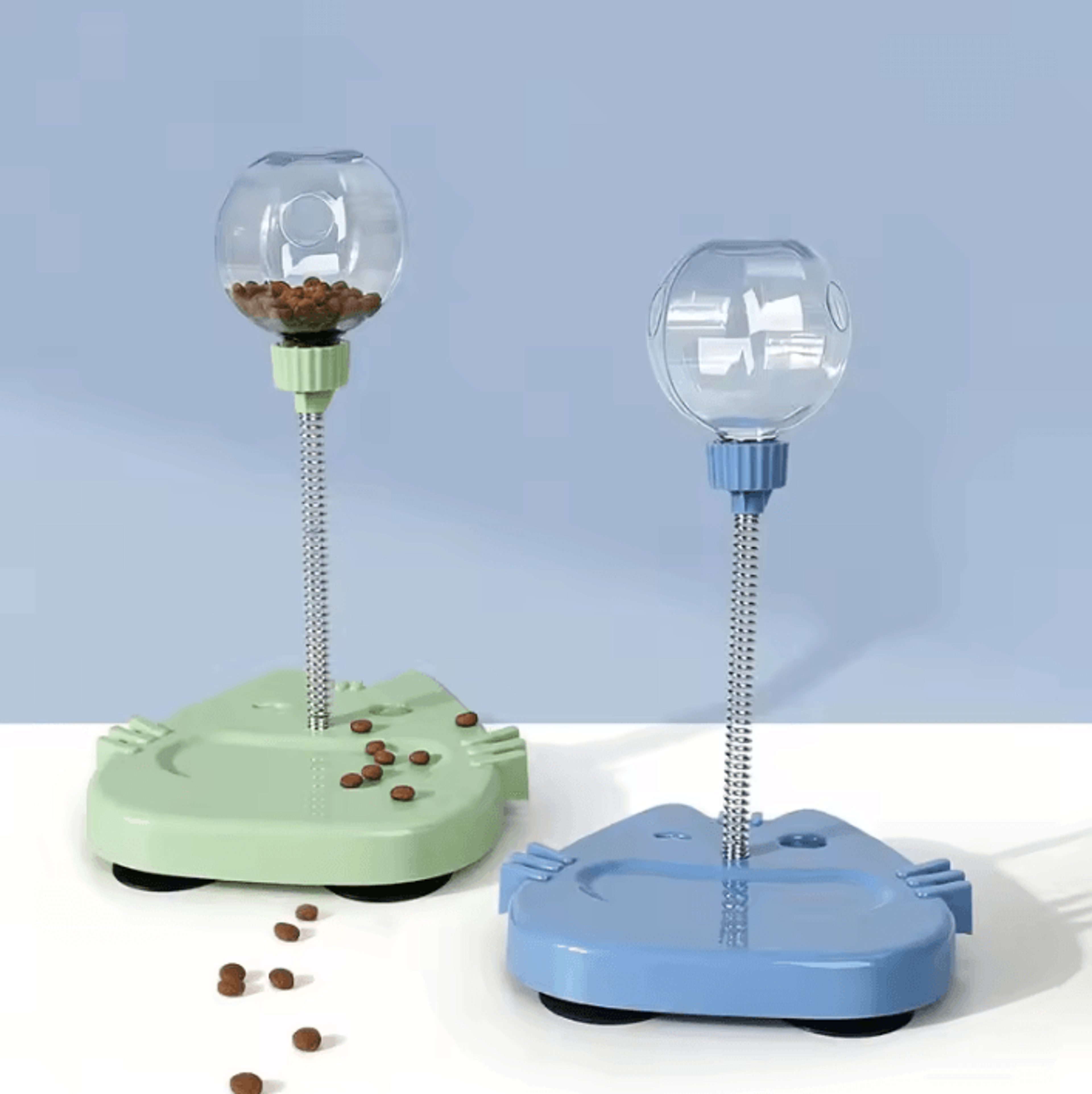 treattumbler interactive wobble cat treat dispenser & puzzle feeder