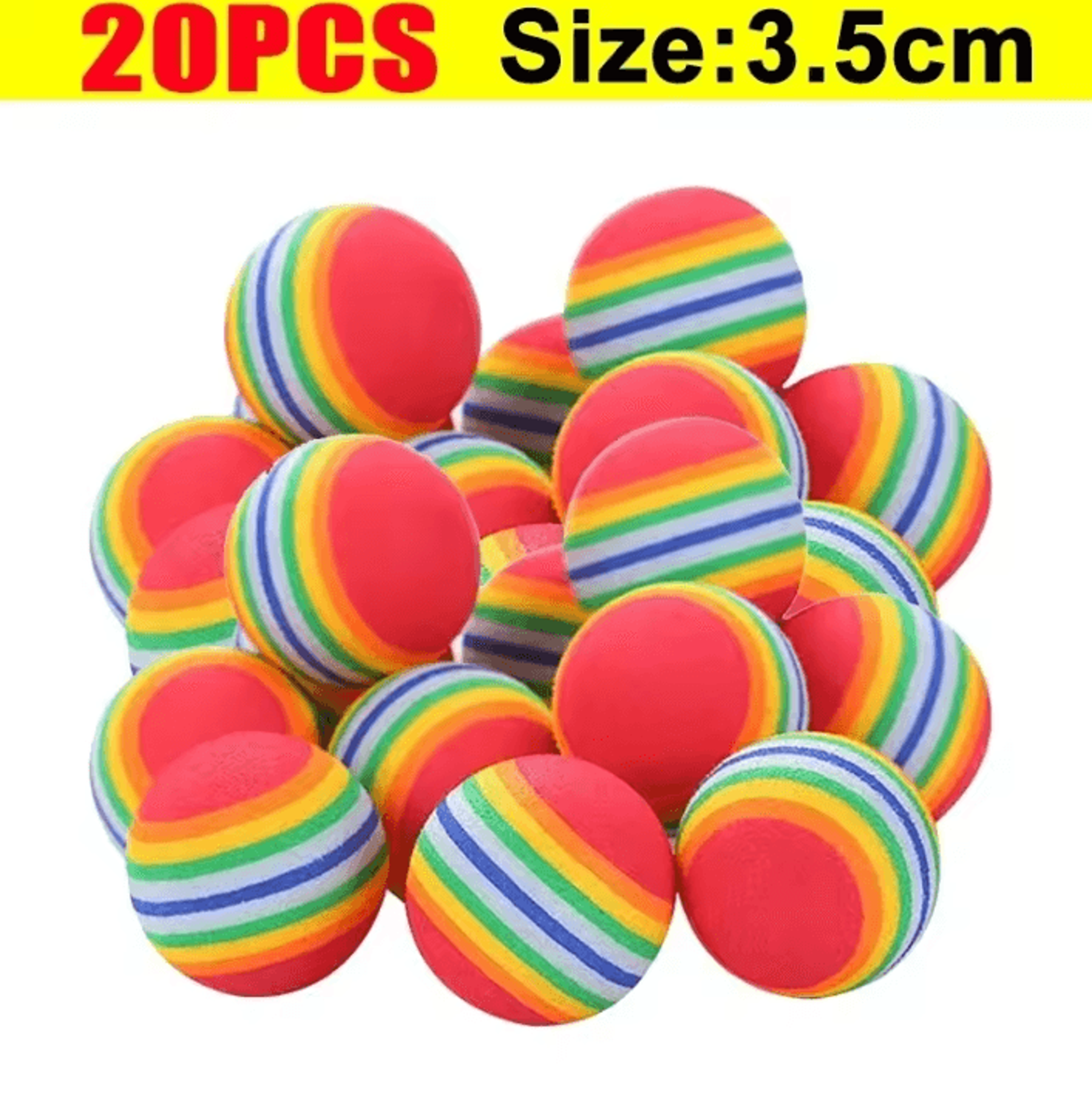 RainbowBounce EVA Cat Toy Balls  Interactive Chew  Chase Play Set 4