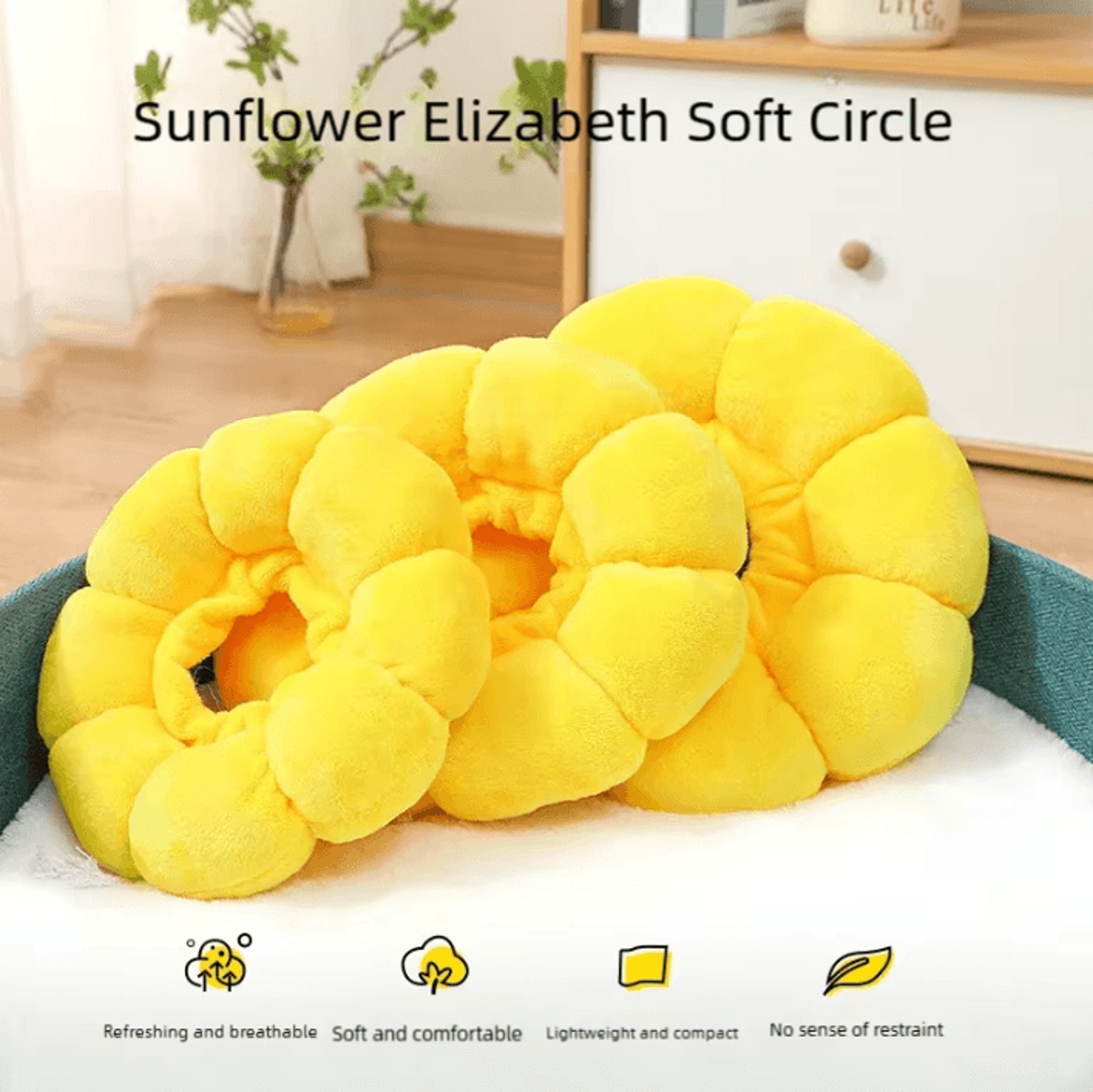 sunnybloom recovery collar for cats & small pets