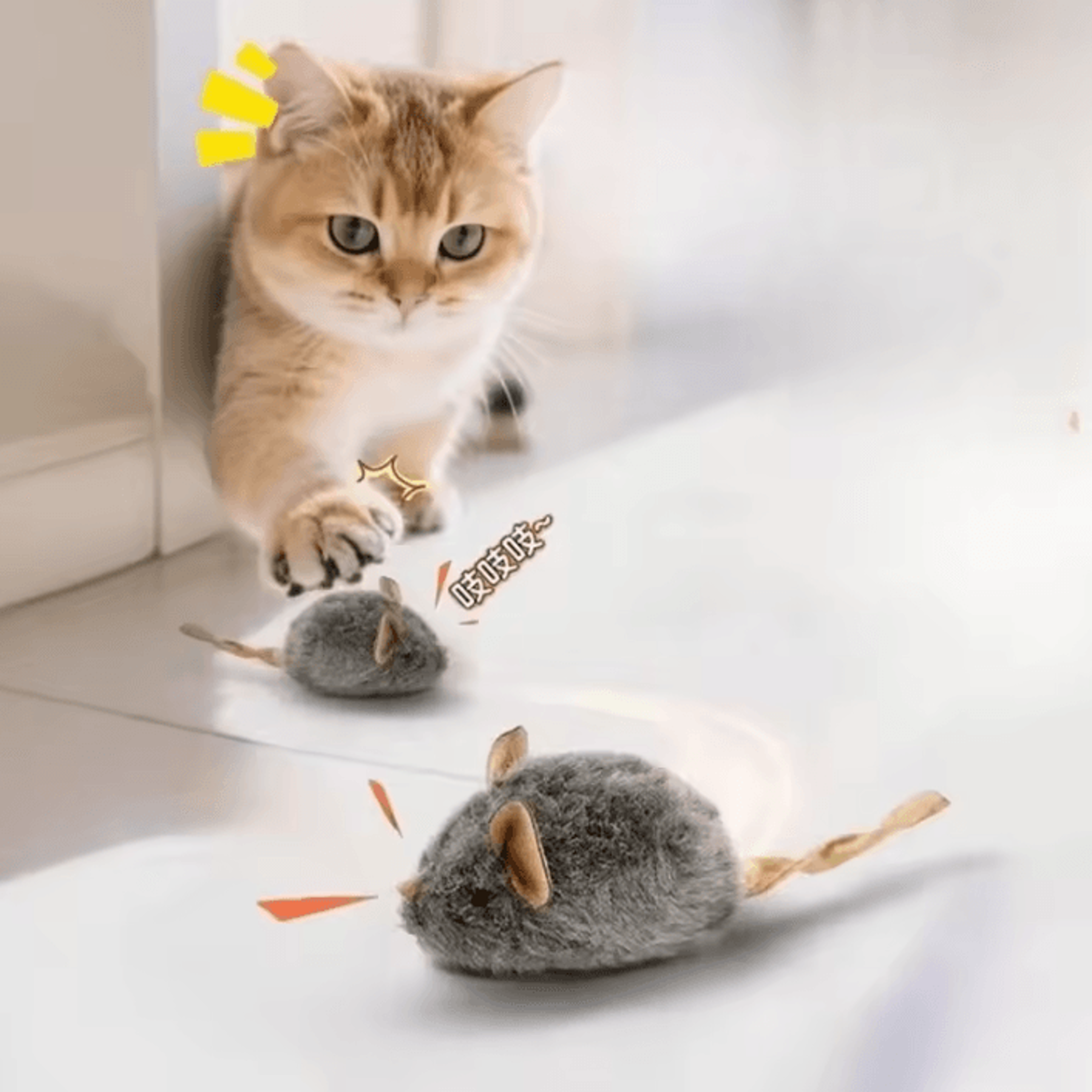 SqueakHunt Smart Motion Mouse Toy For Cats 1