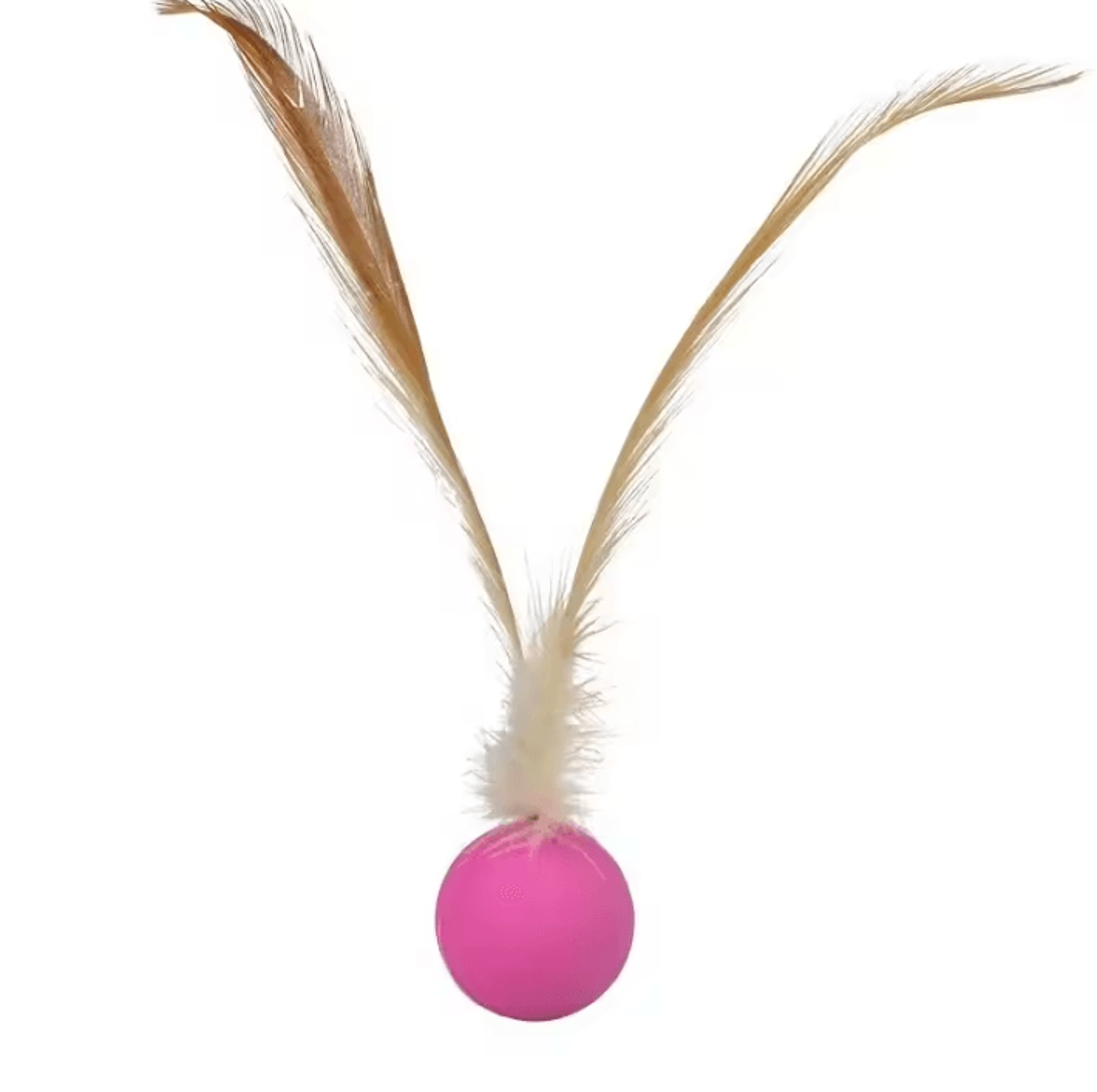 FeatherBounce Elastic Ball Cat Toy  Interactive Chase  Pounce Fun 4