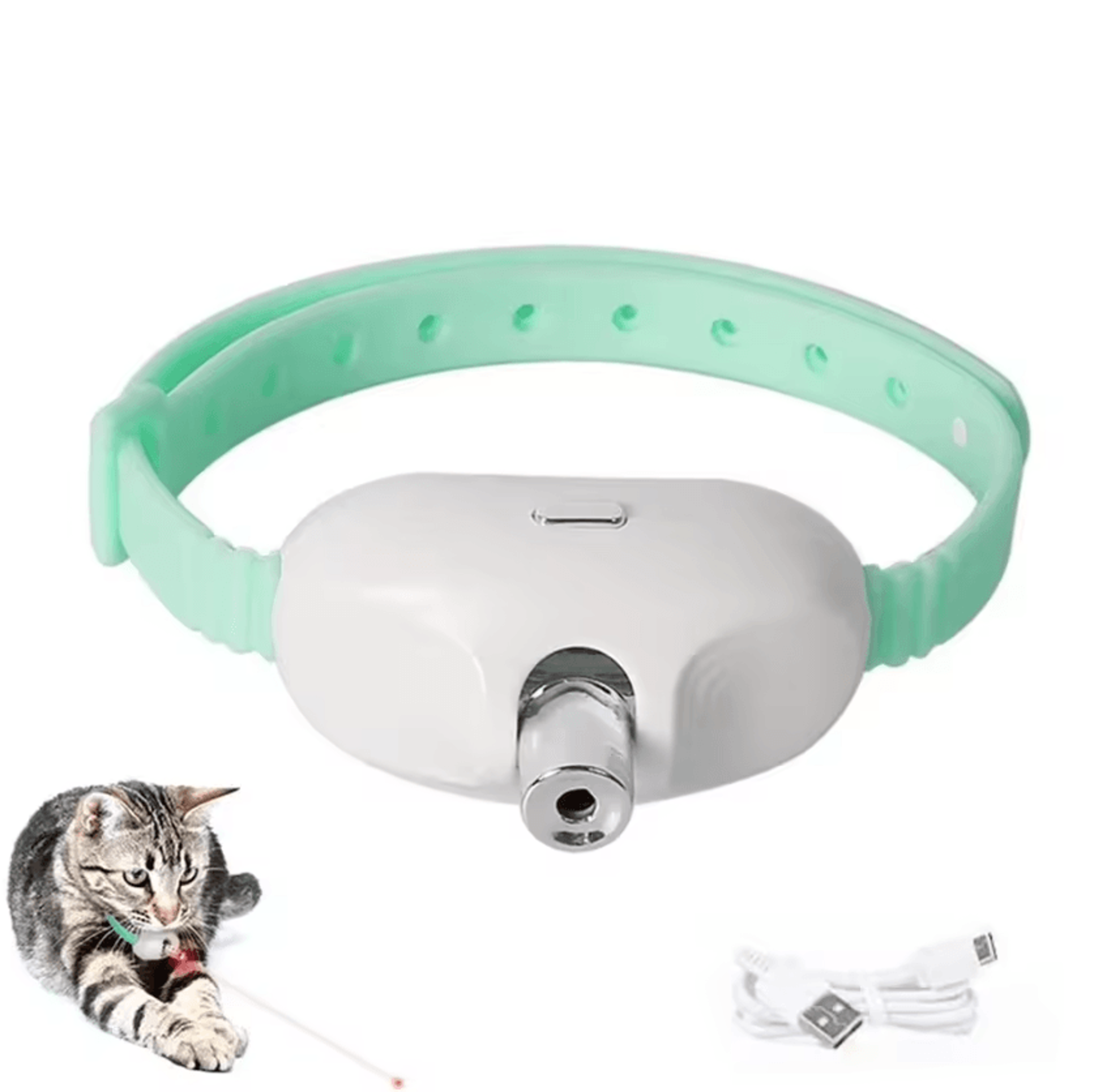 LaserPaws Rechargeable Automatic Laser Collar Toy For Cats 4