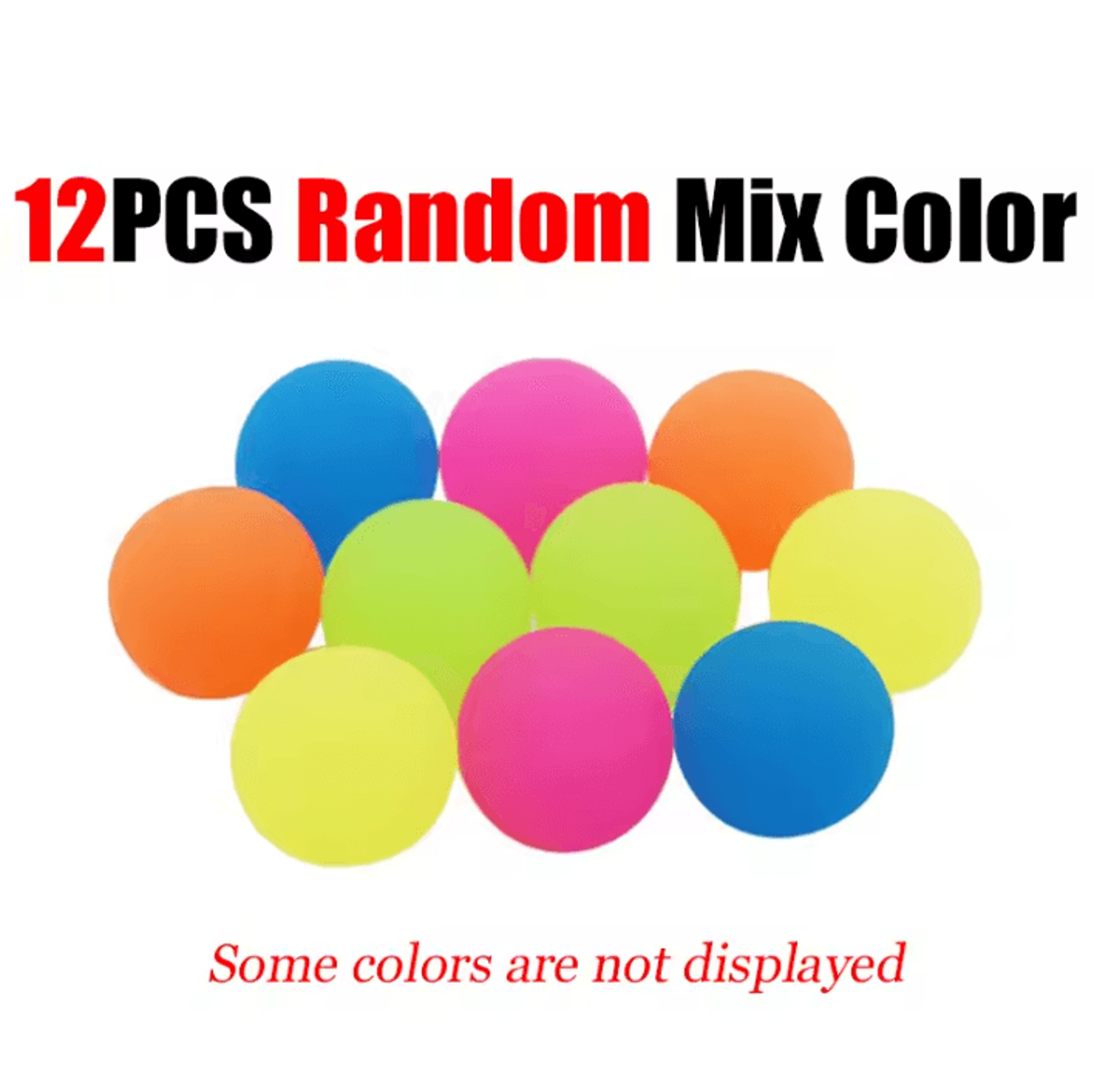 Assorted Pet Bouncing Balls Set  Interactive Chase Toys For Cats  Dogs 5
