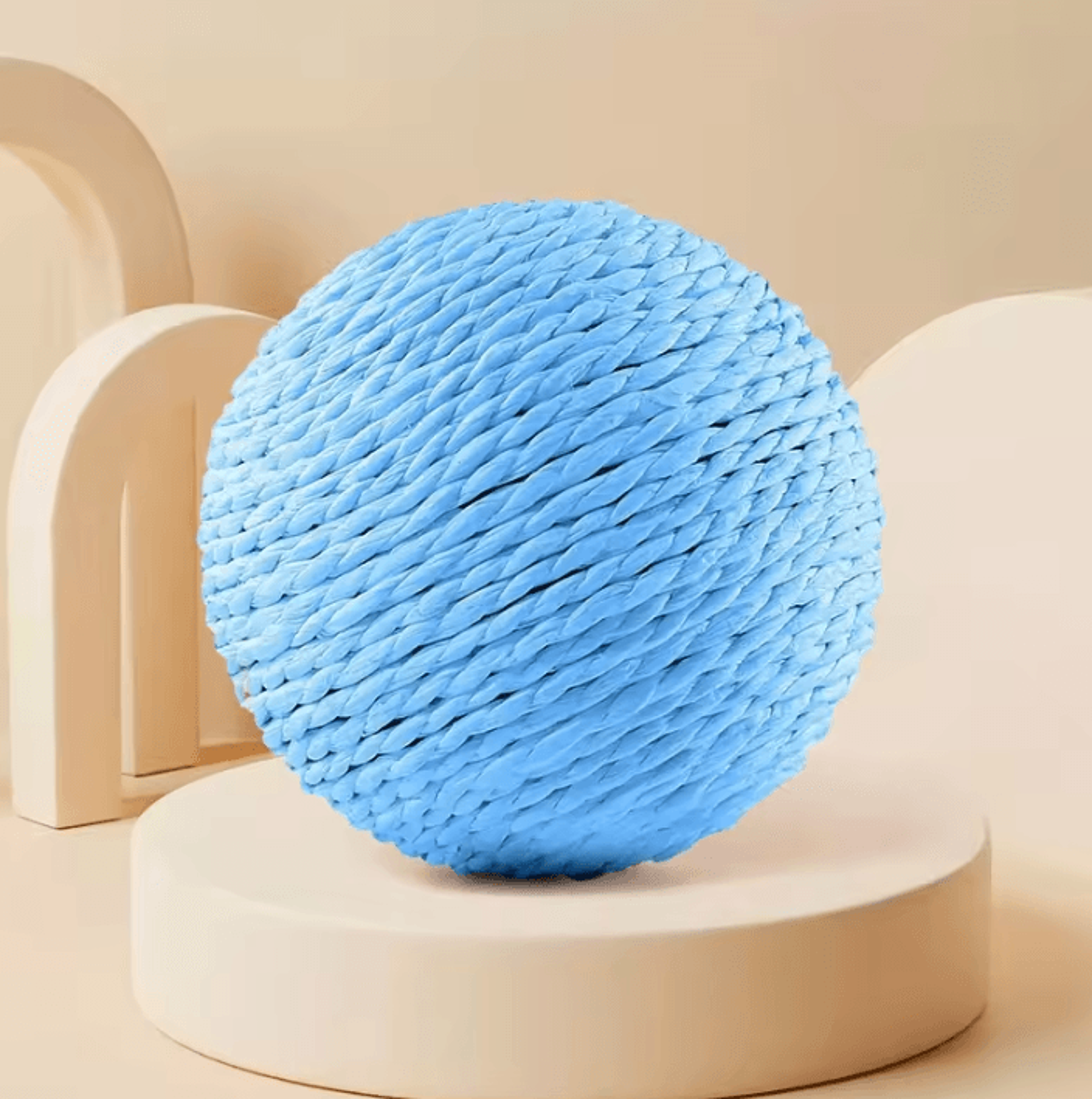 Sisal Cat Scratching Ball Toy  Interactive Teething  Playtime Fun For Cats 3