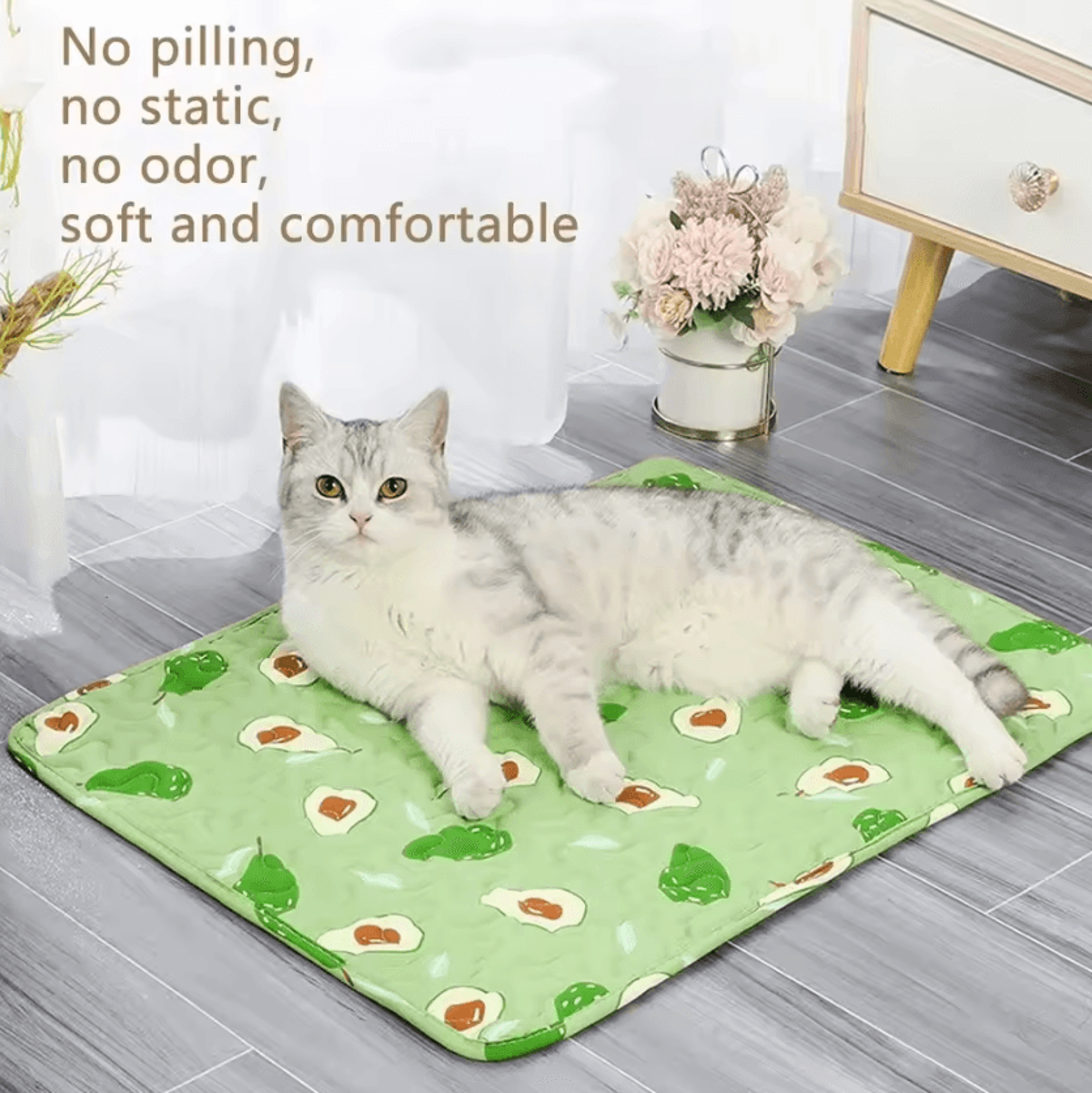 Cooling Pet Mat  Breathable Summer Ice Pad For Cats  Dogs 0