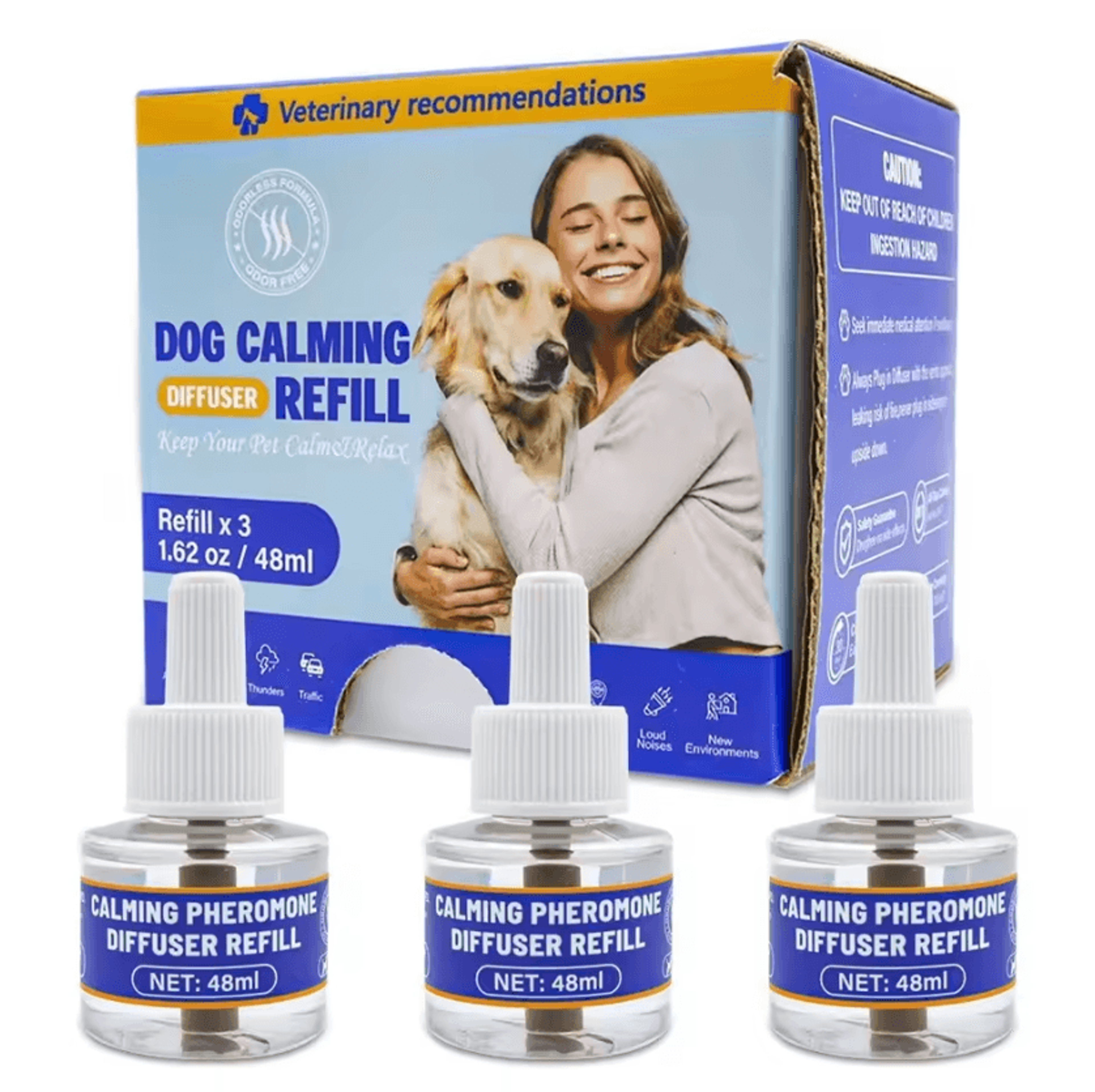 CalmPaws 4in1 Pet Pheromone Diffuser Kit For Cats  Dogs 4