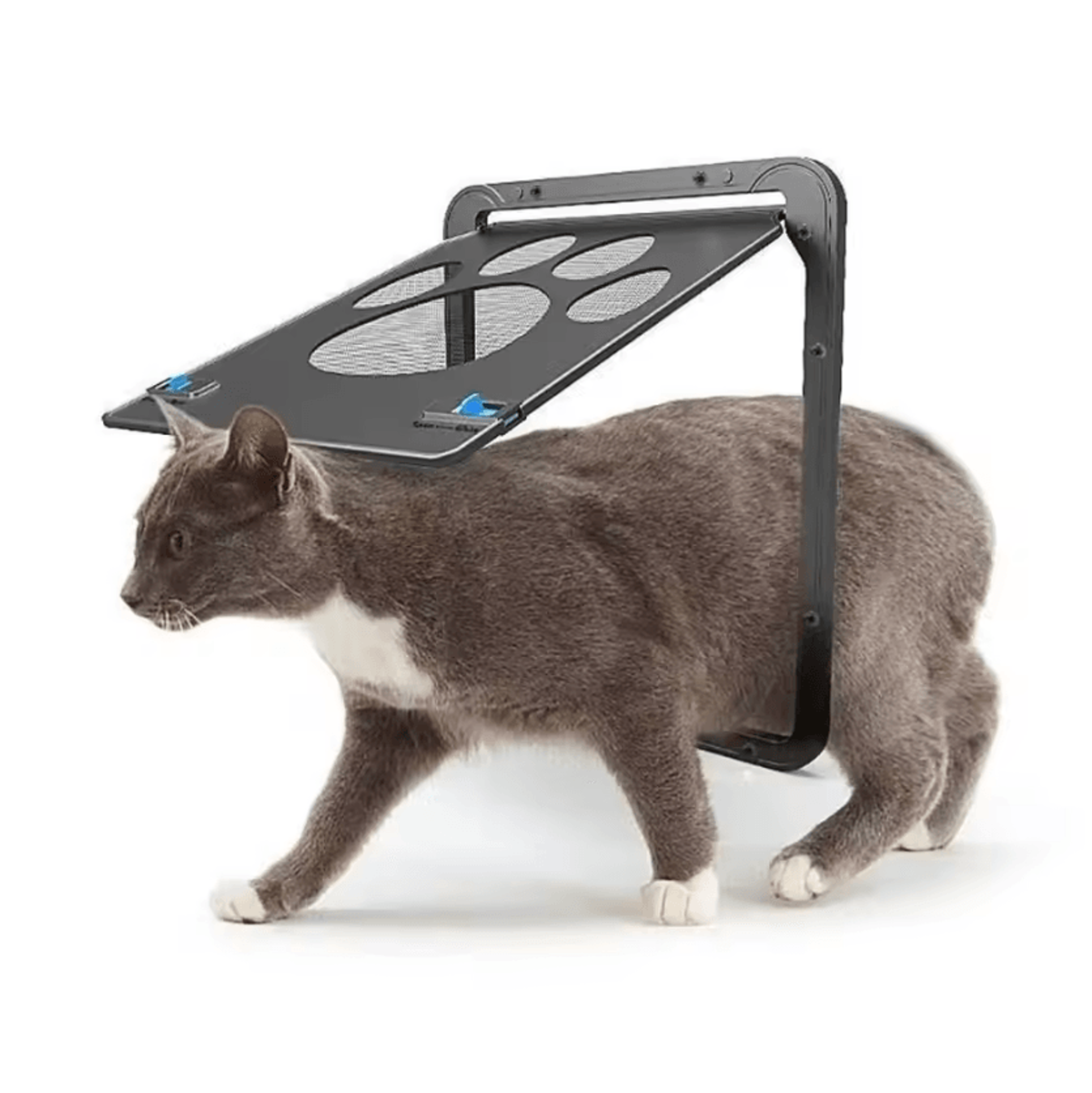 Lockable Magnetic Pet Screen Door For Cats  Small Dogs 1