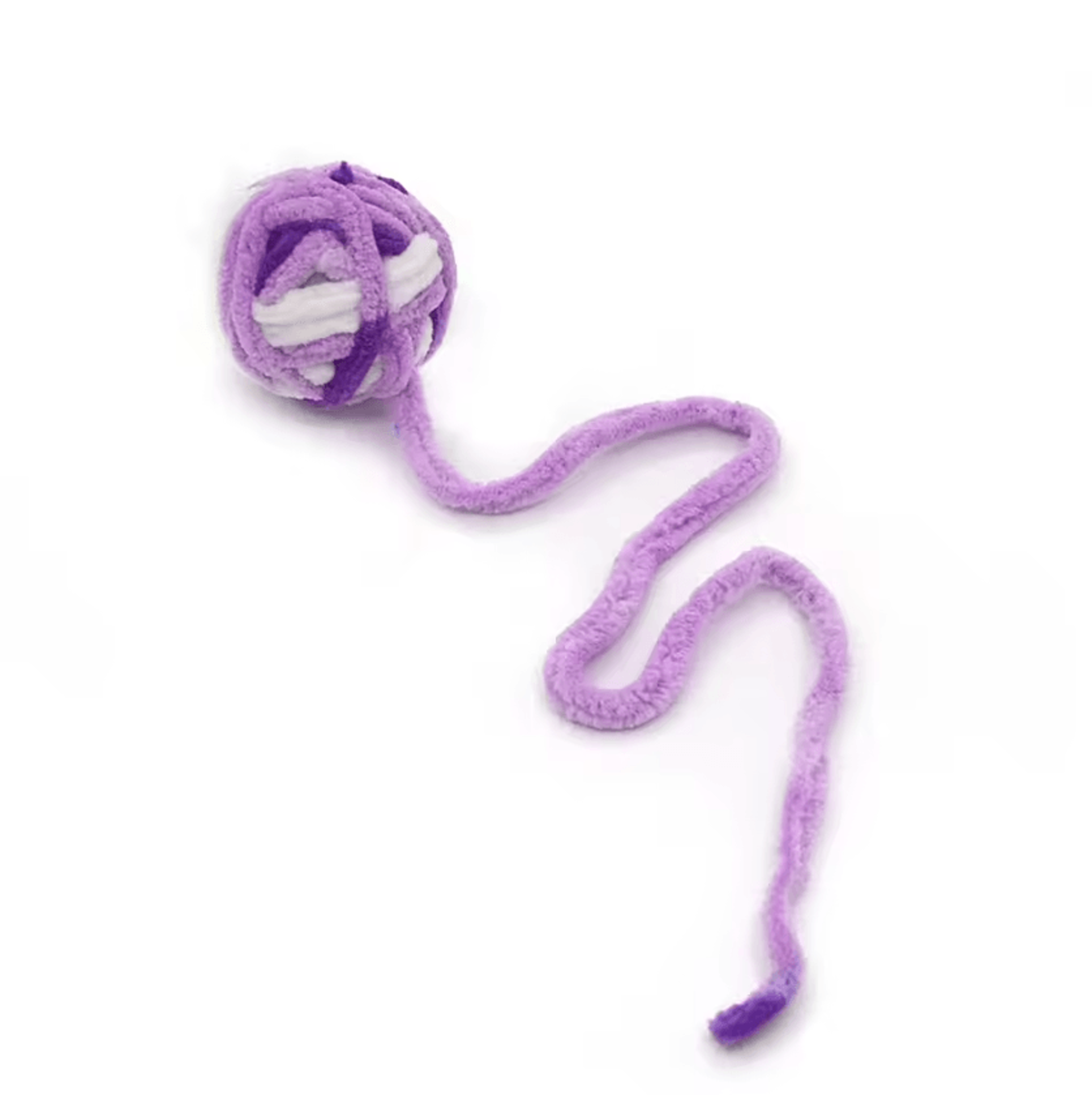 DrDC Colorful Wool Ball Cat Toy Set  SelfPlay Chew  Chase Toys For Cats 6