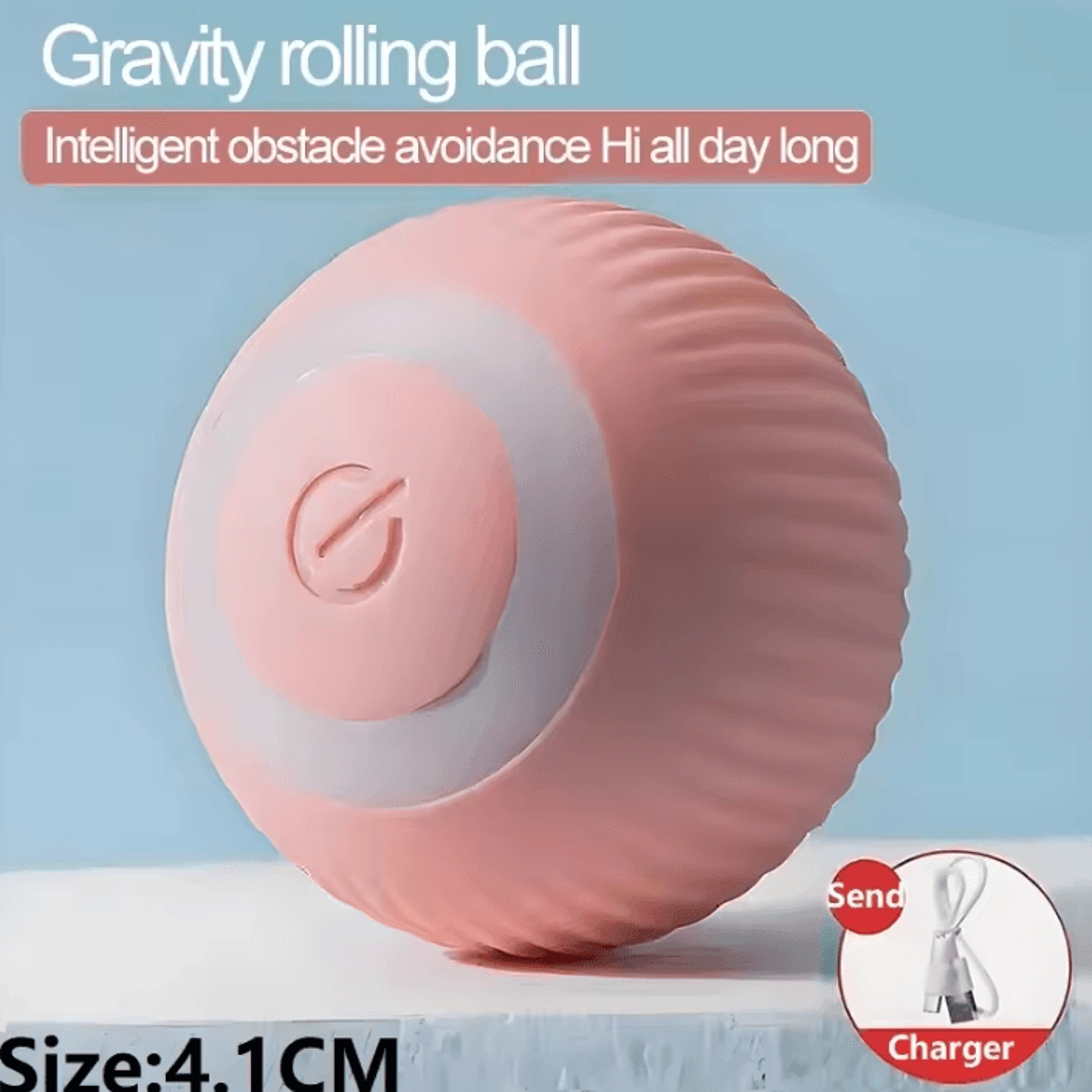 Interactive Automatic Rolling Cat Ball Toy  Smart SelfMoving Exercise Ball 3