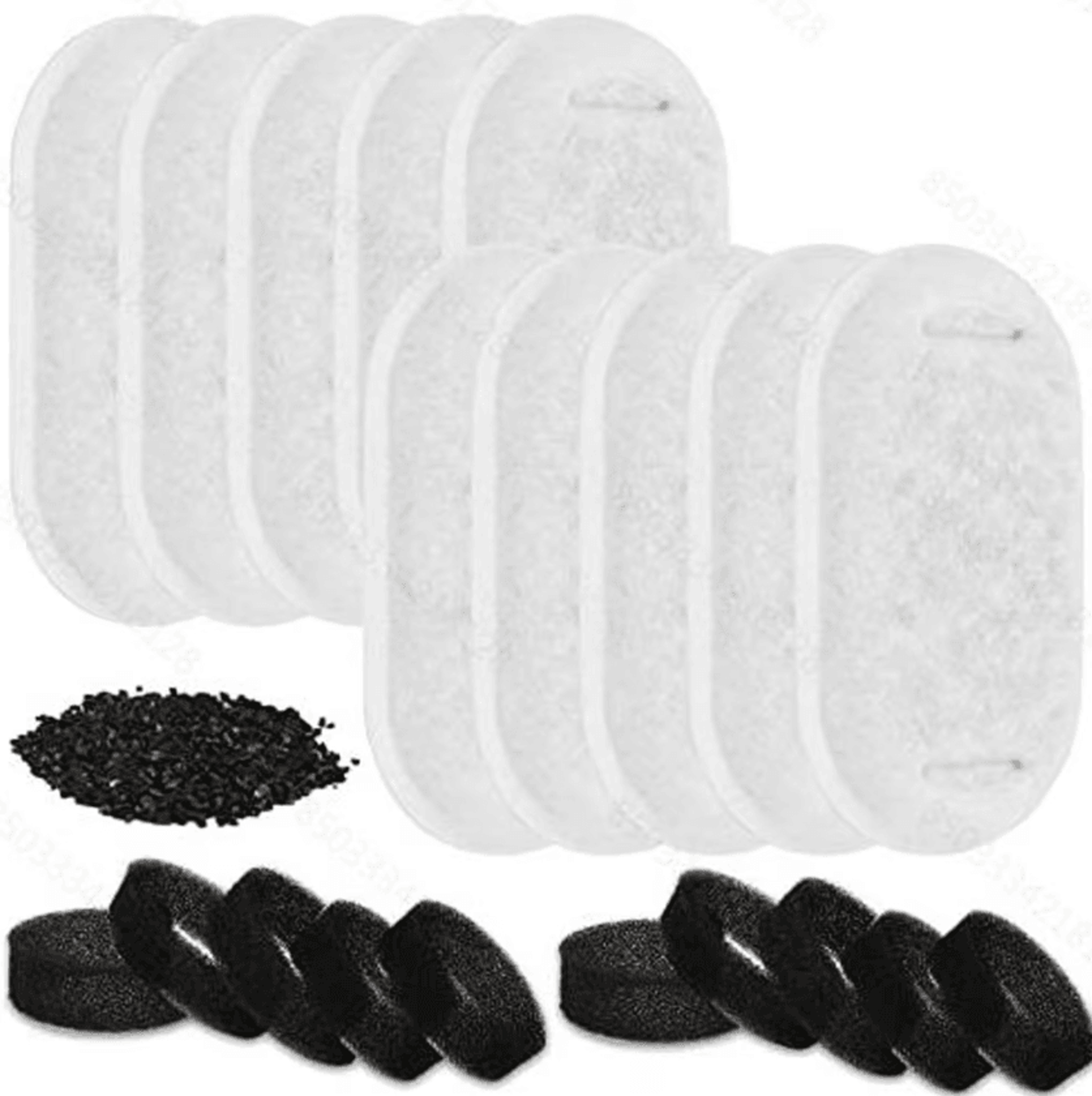 aquapure activated carbon fountain filter refills