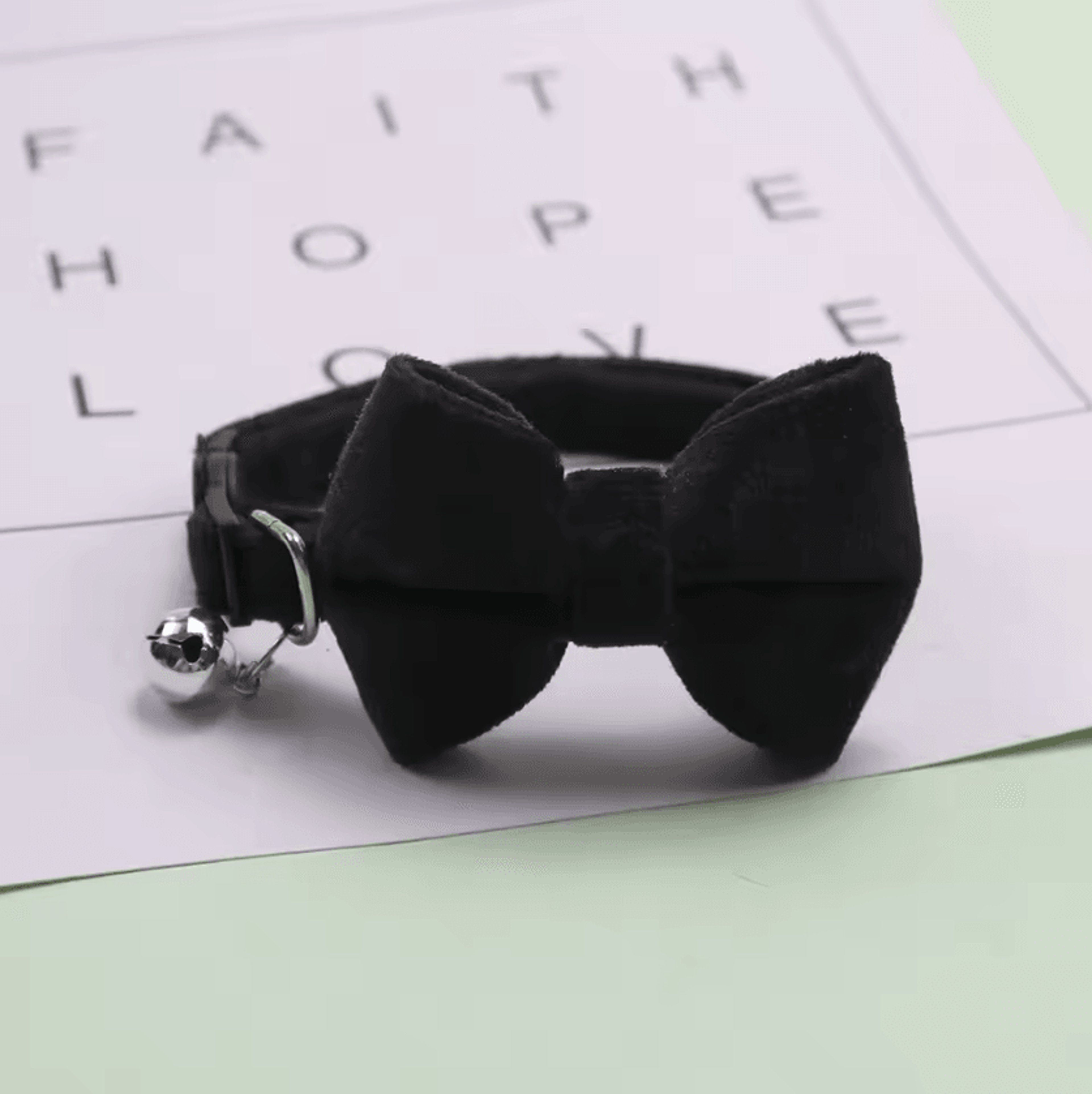 Charming Bell Bow Adjustable Cat Collar 7