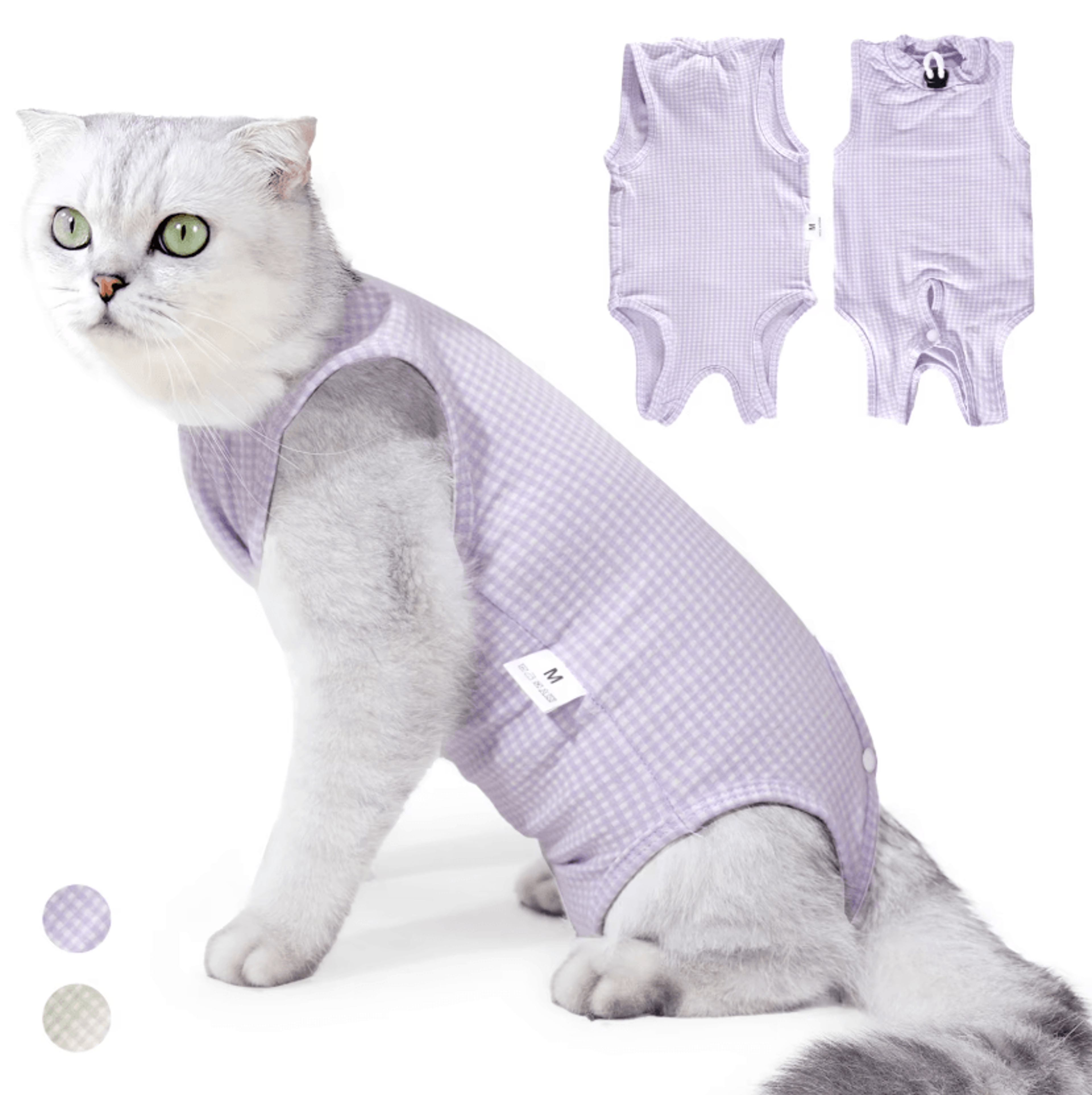 comfortguard cat recovery suit – soft surgical recovery onesie