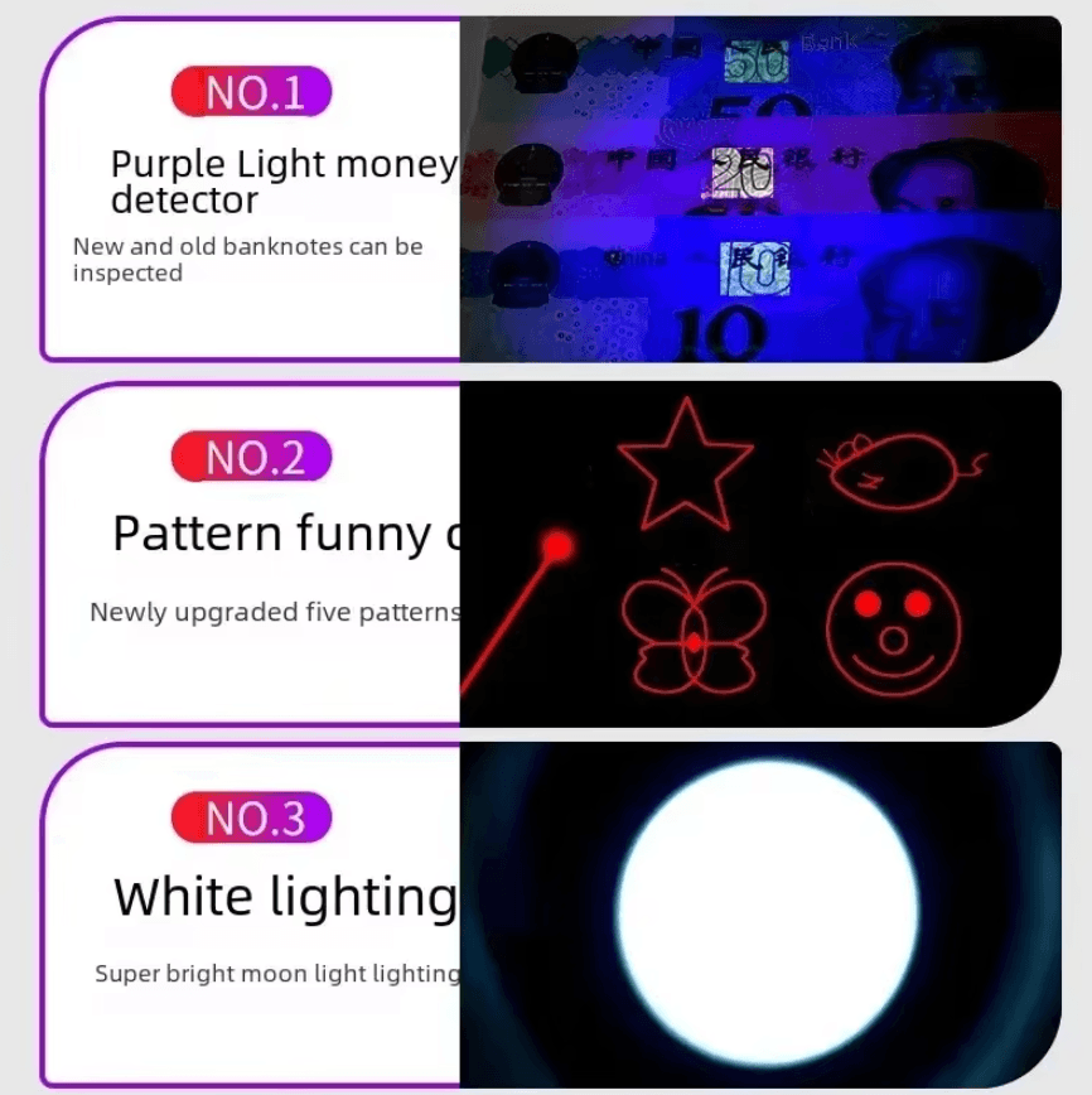 LaserPounce USB Rechargeable Interactive Cat Teaser Wand 3