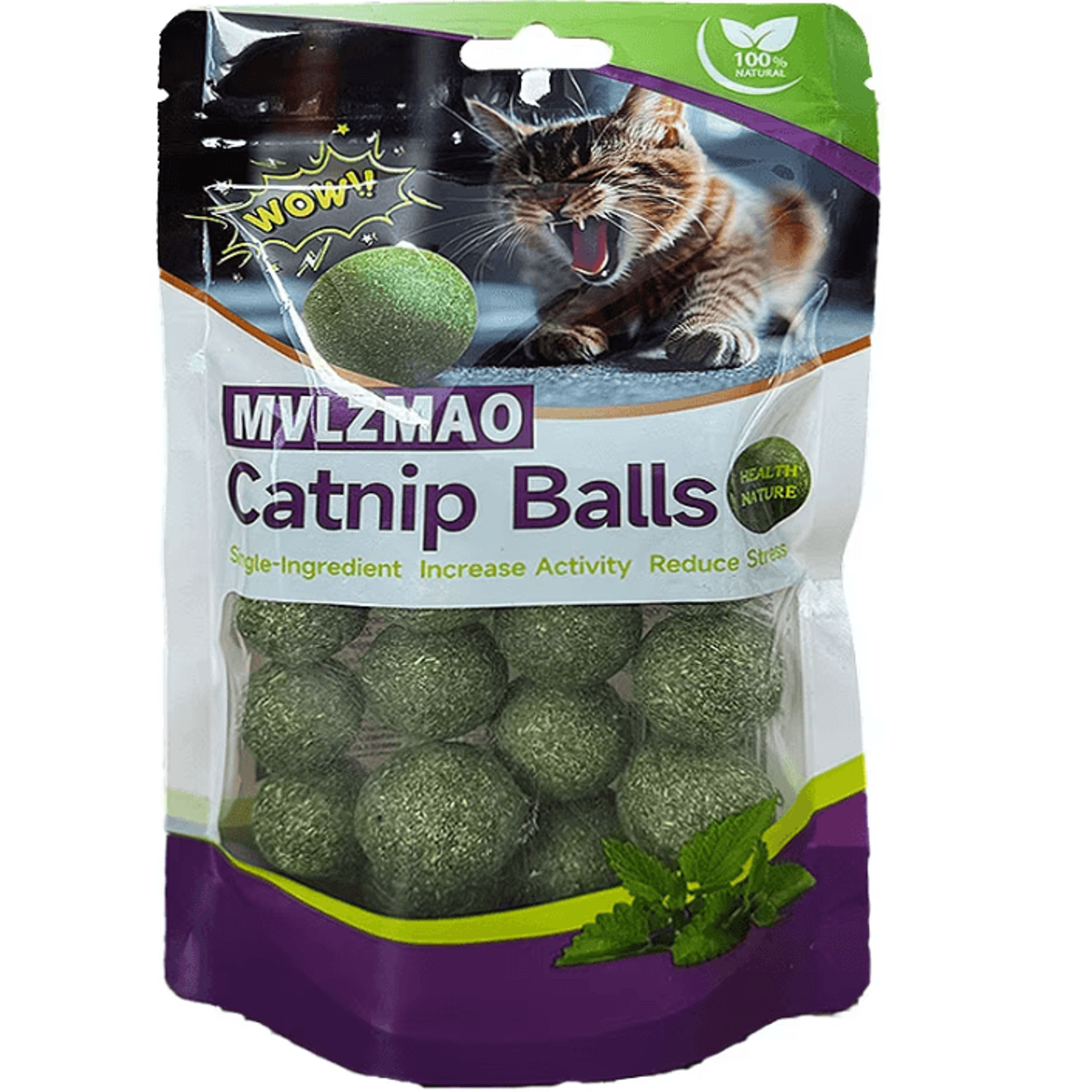 MintFresh Edible Catnip Ball Toy 0