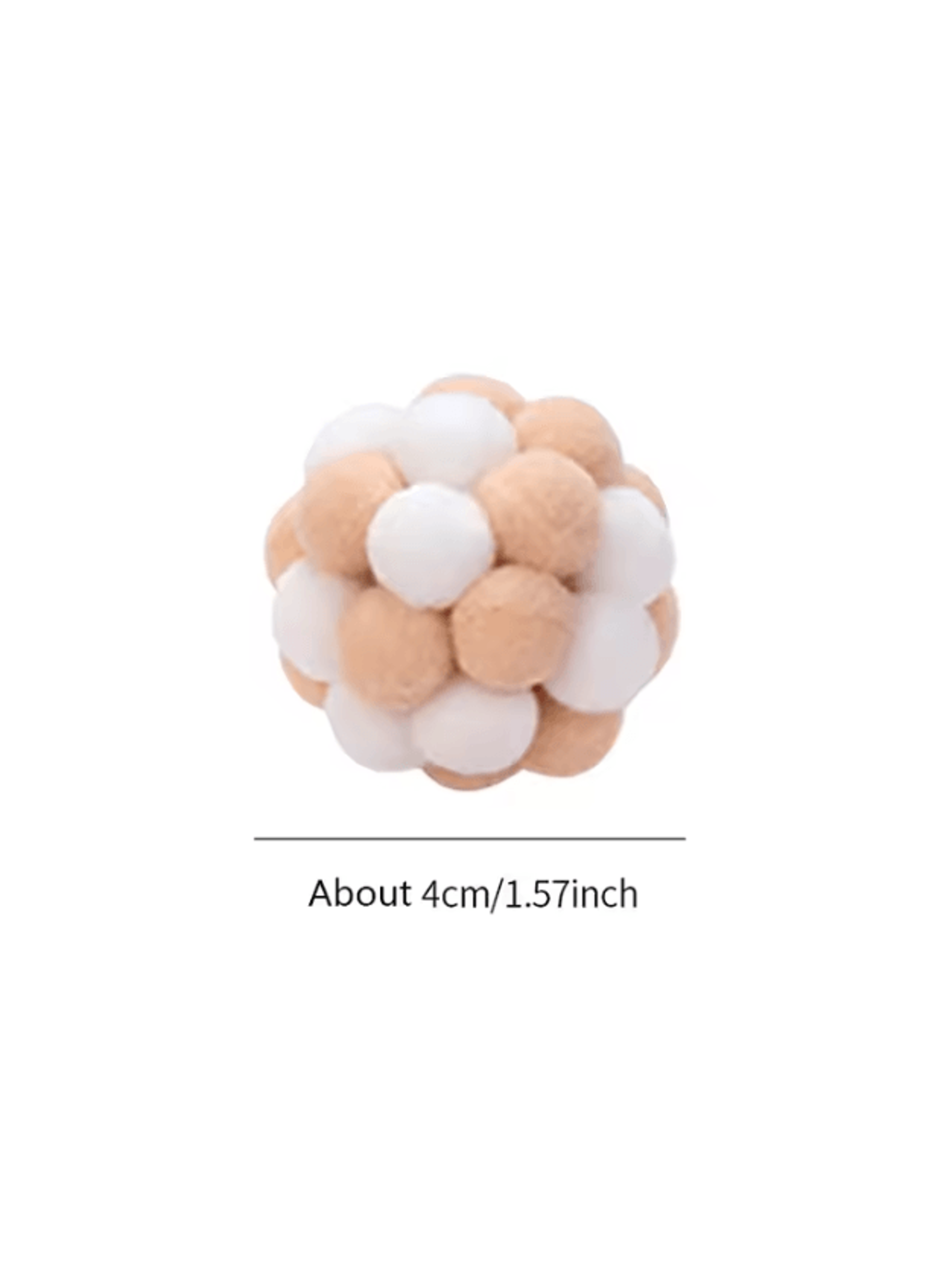 RainbowBounce Handmade Bell Ball Cat Toy 3