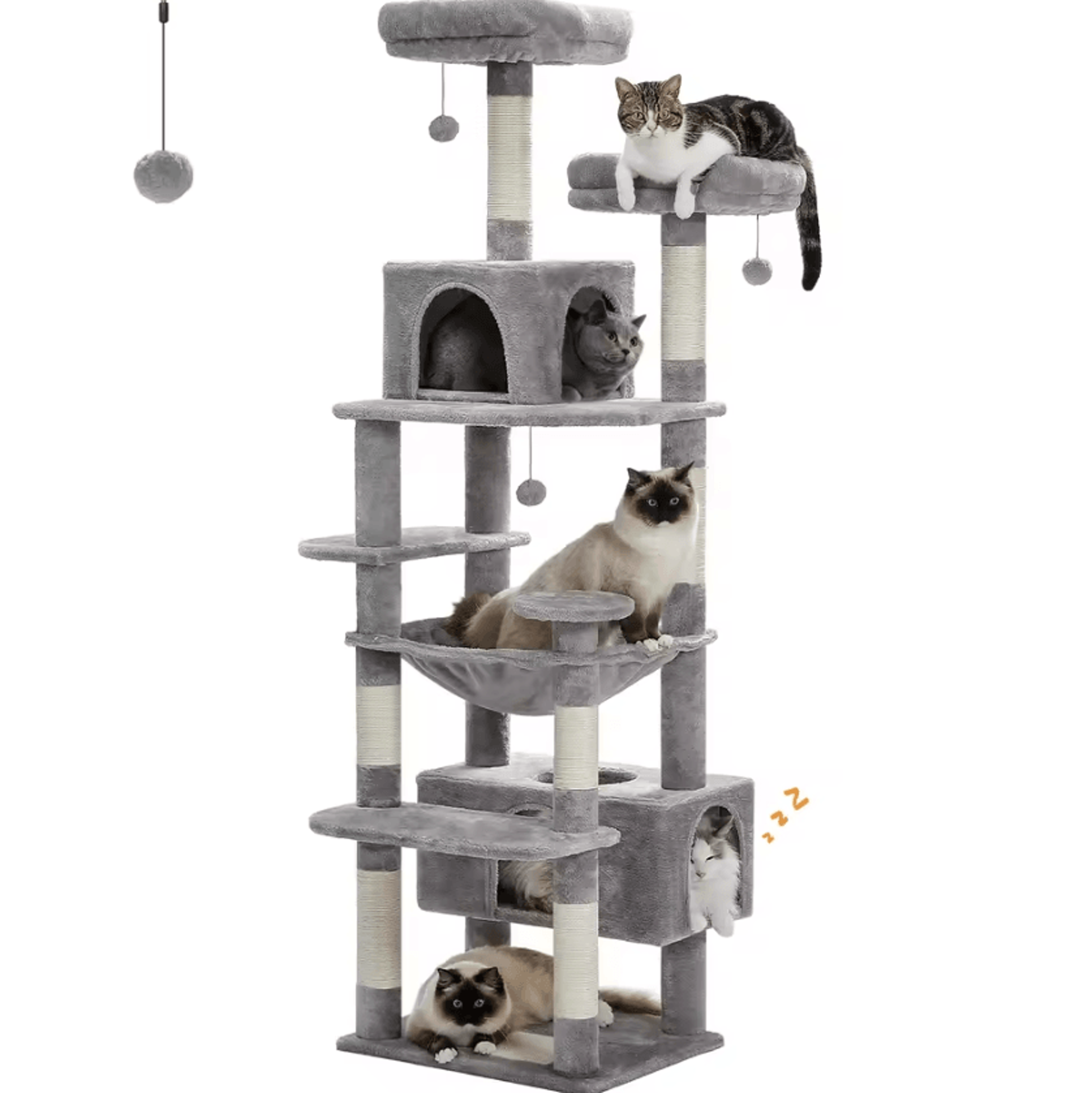 SkyClimb MultiLevel Cat Tree Tower 7