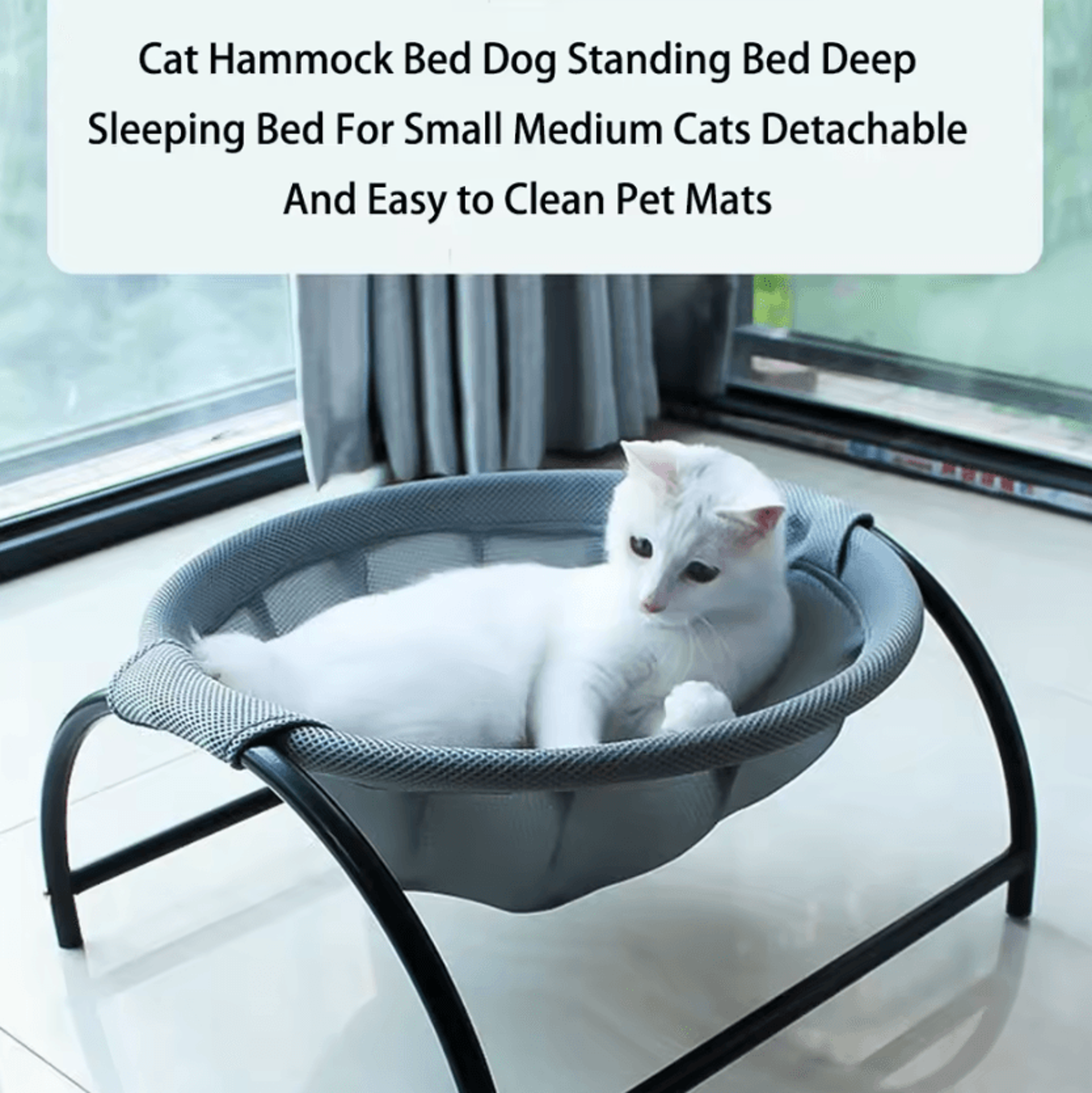 DreamLift Elevated Pet Hammock Bed 0