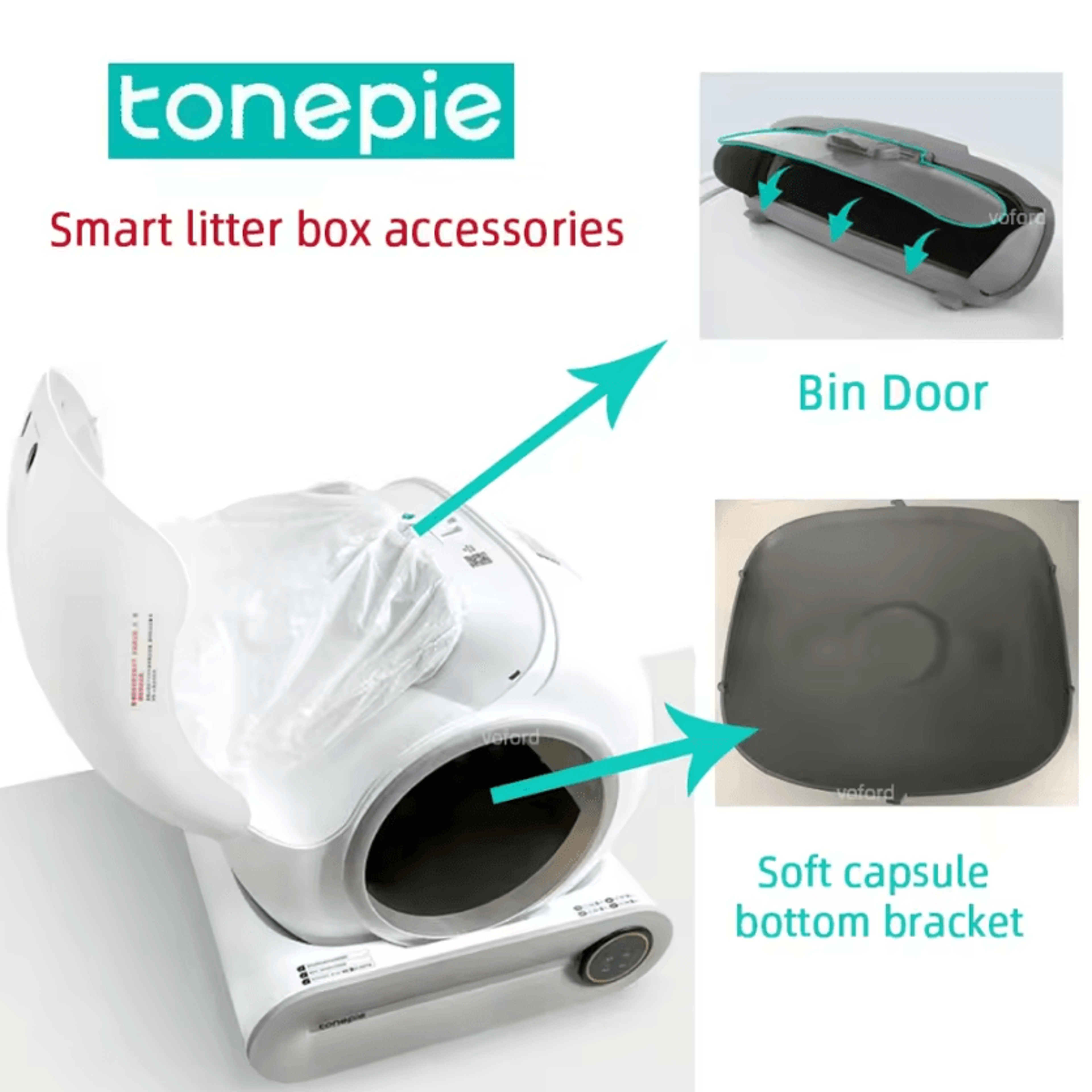 TONEPIE Automatic Litter Box Replacement Parts Kit 0