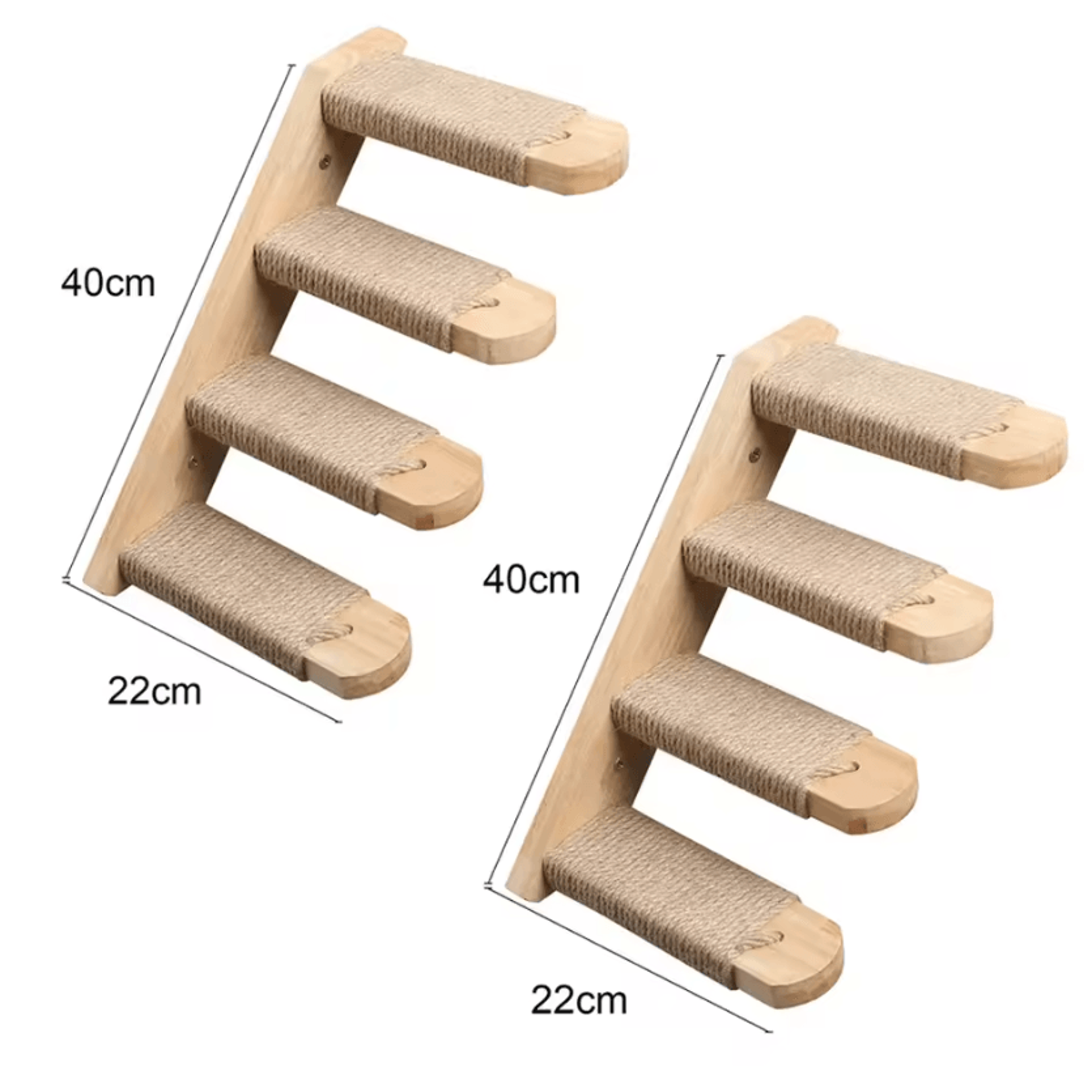 SkyPaws WallMounted Cat Climbing  Hammock Set 9