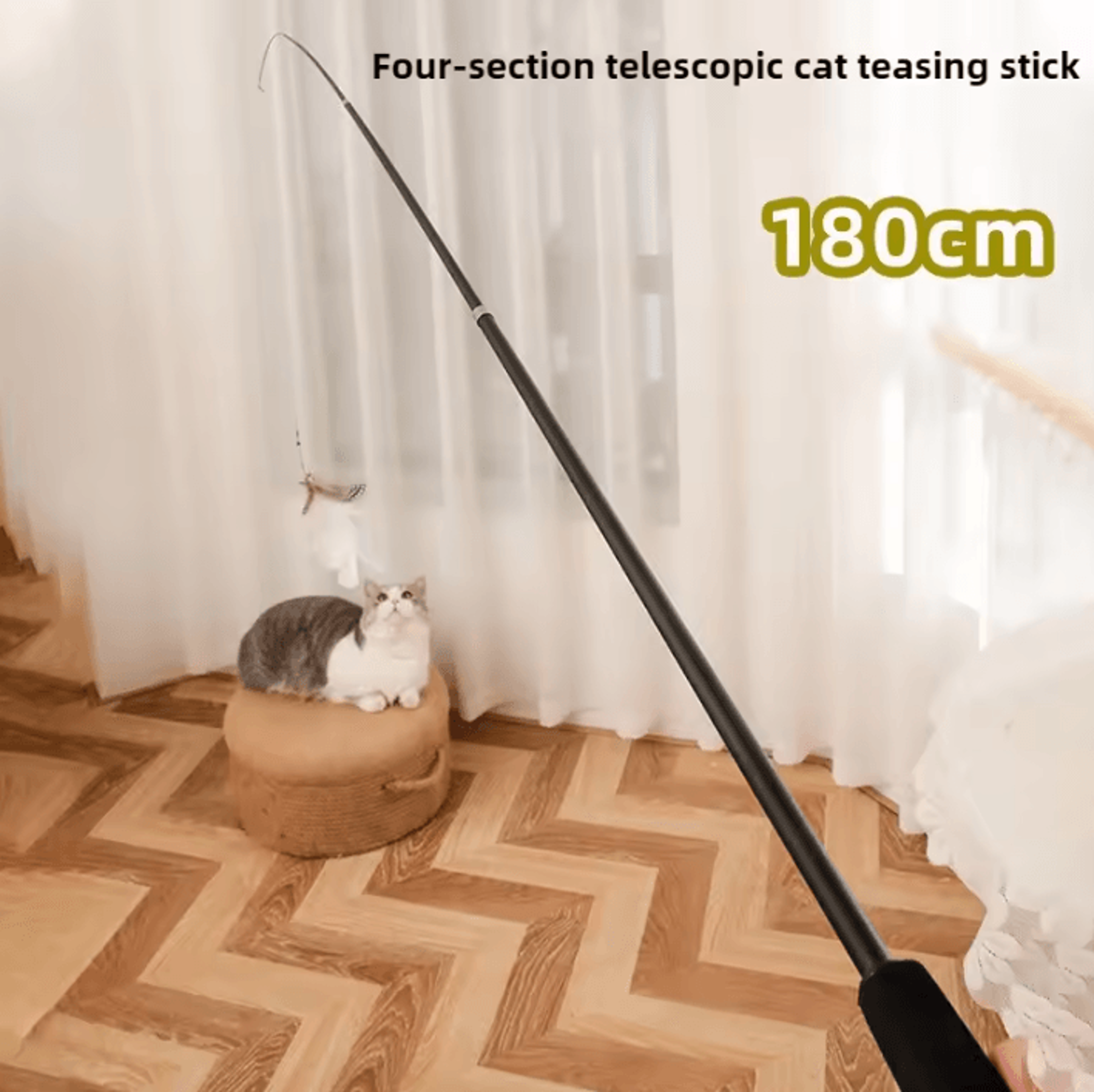 FlexiFeather 18M Extendable Cat Teaser Wand 2