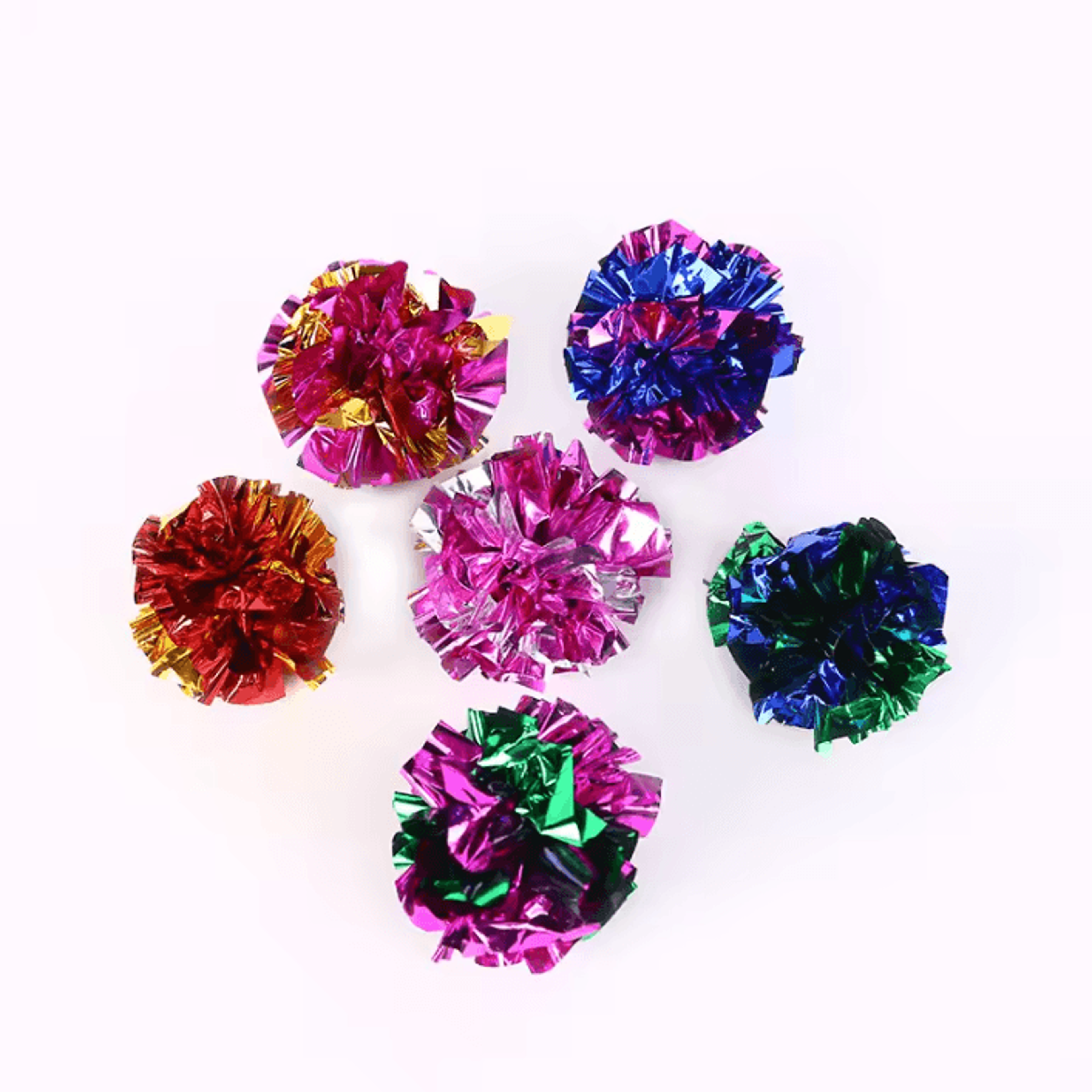 CrinkleBounce Ringing Paper Cat Toy Ball 4