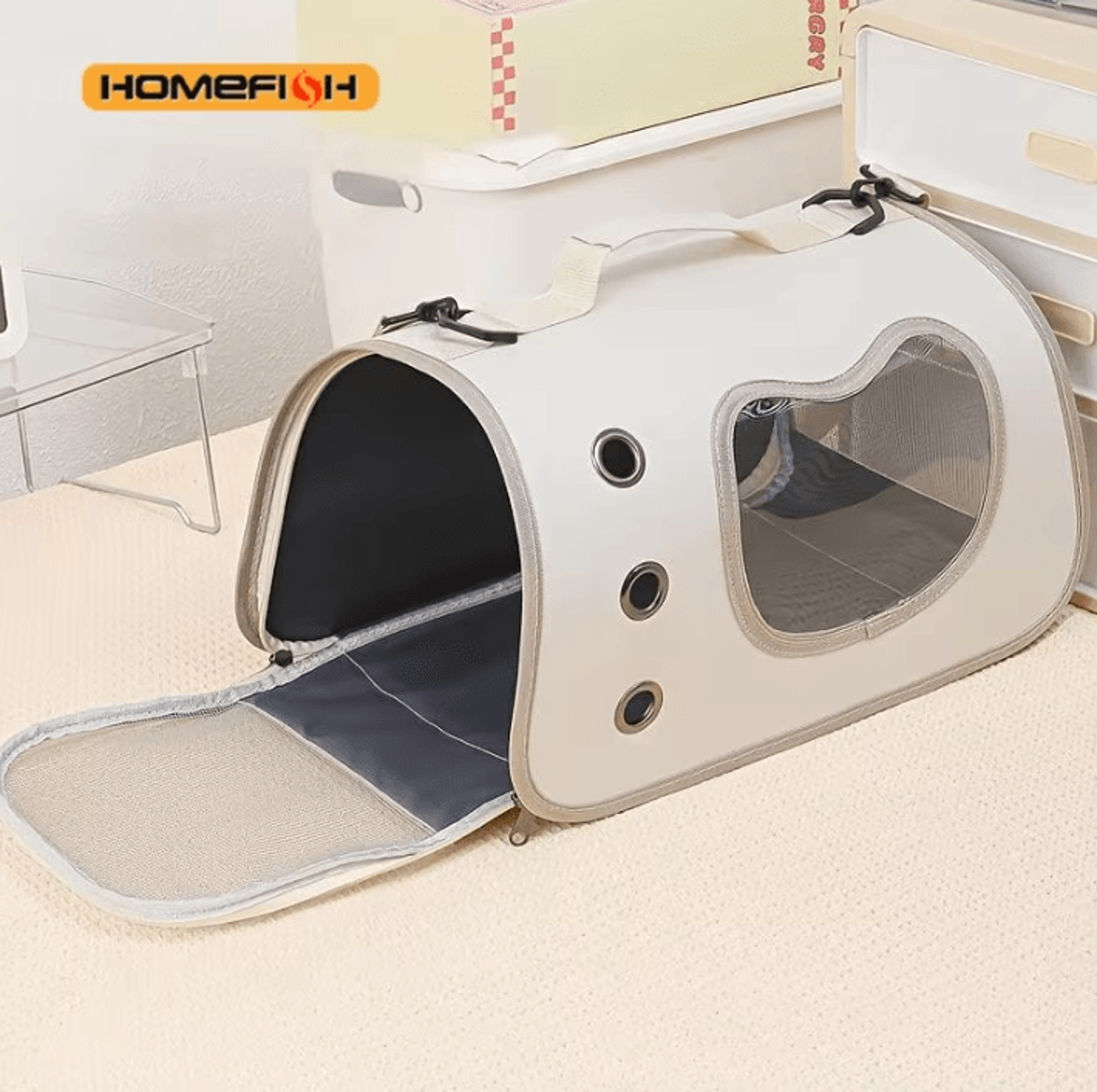 Breathable Foldable Pet Carrier Shoulder Bag 1