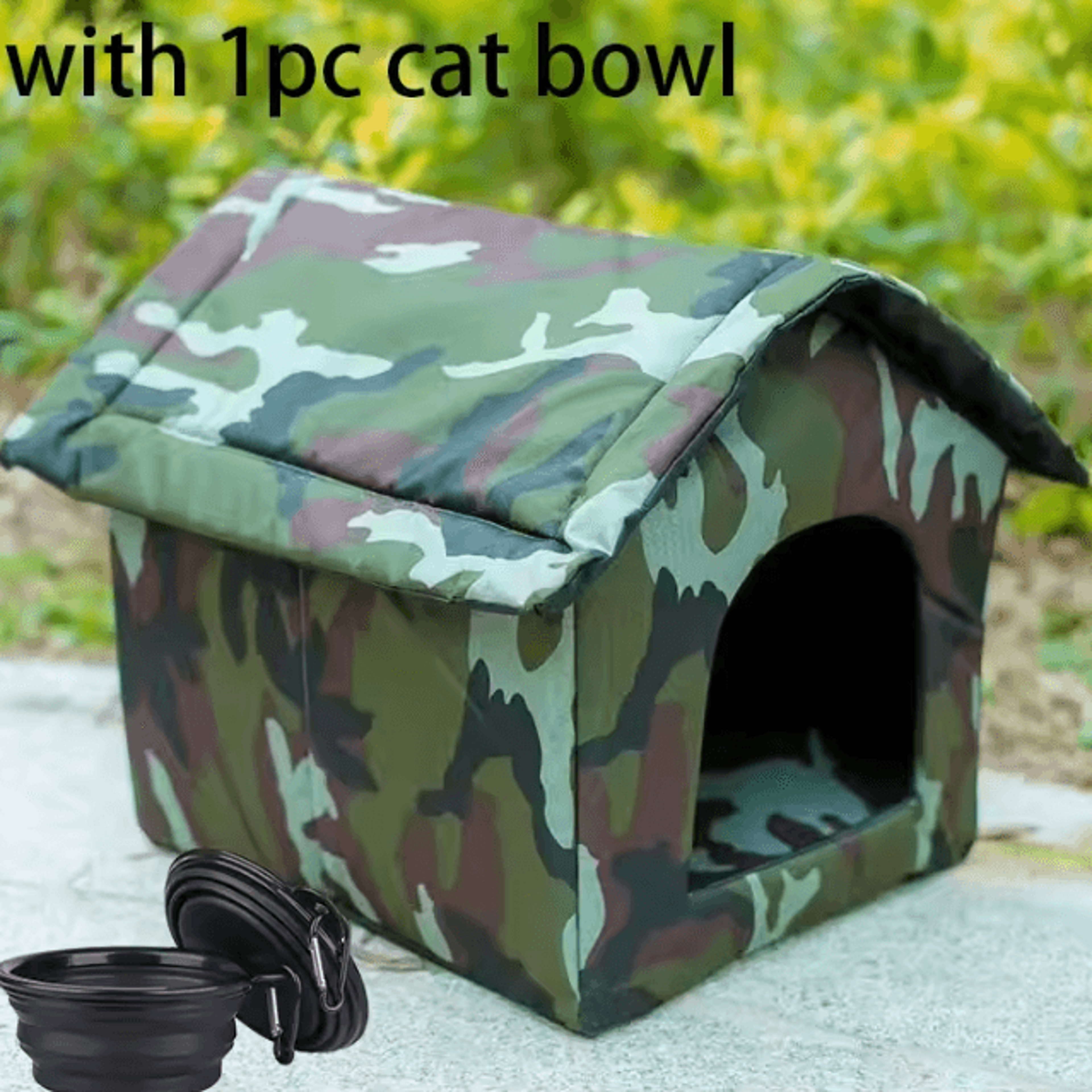 WeatherShield Collapsible Outdoor Cat House 4