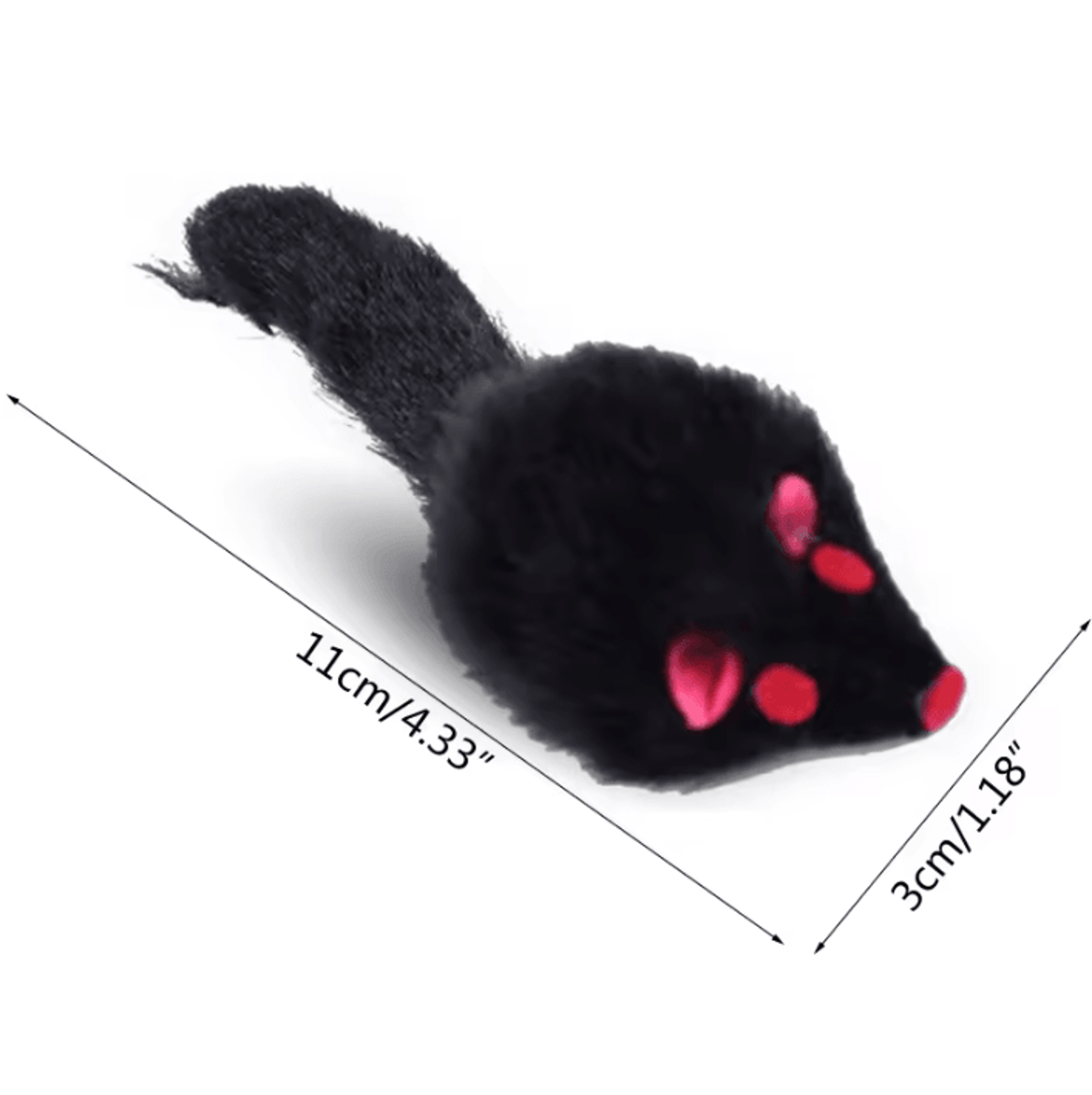 SqueakyMouse Plush Interactive Cat Toy 1
