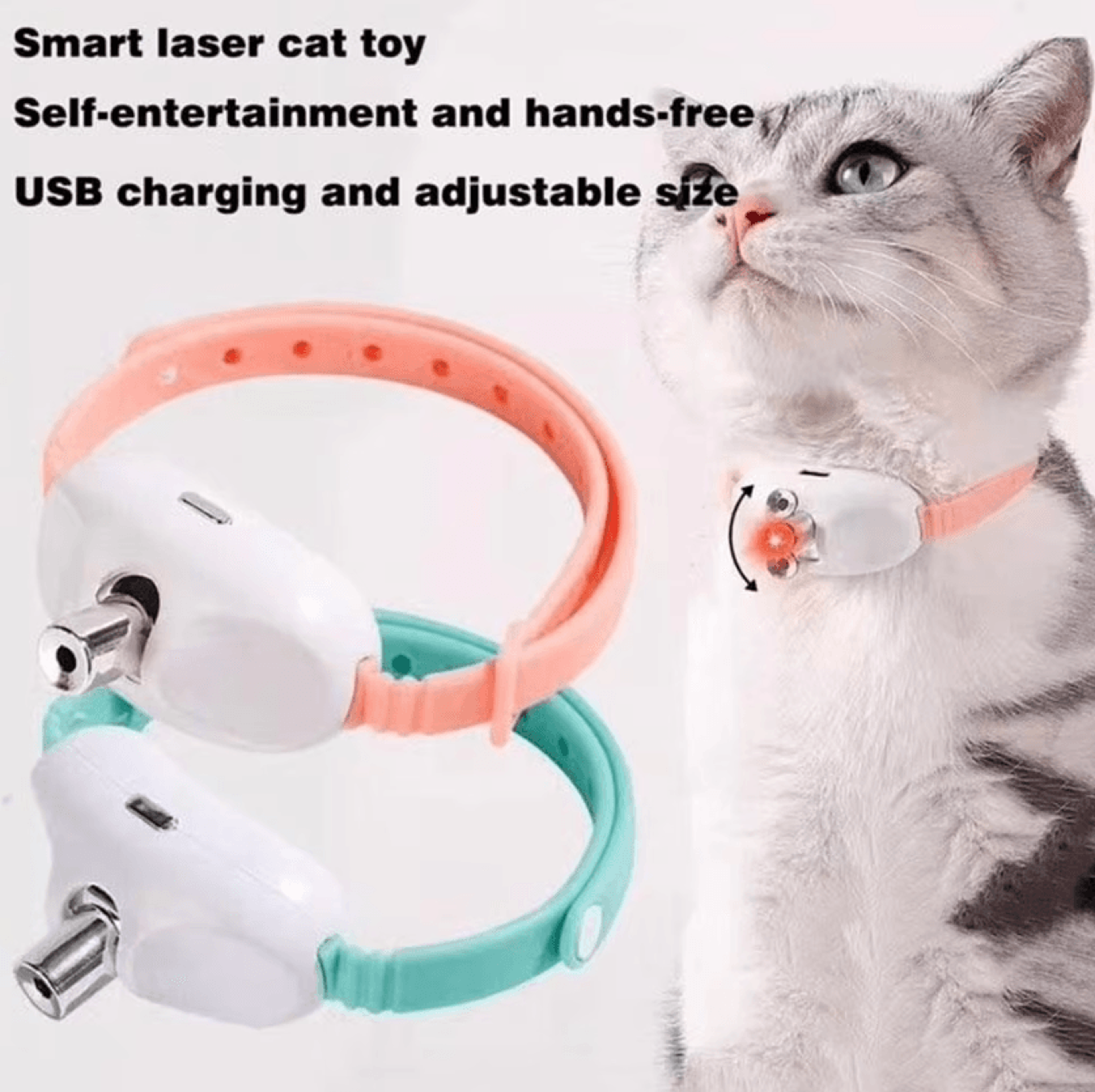 LaserPaws Smart Rechargeable Cat Laser Collar 1